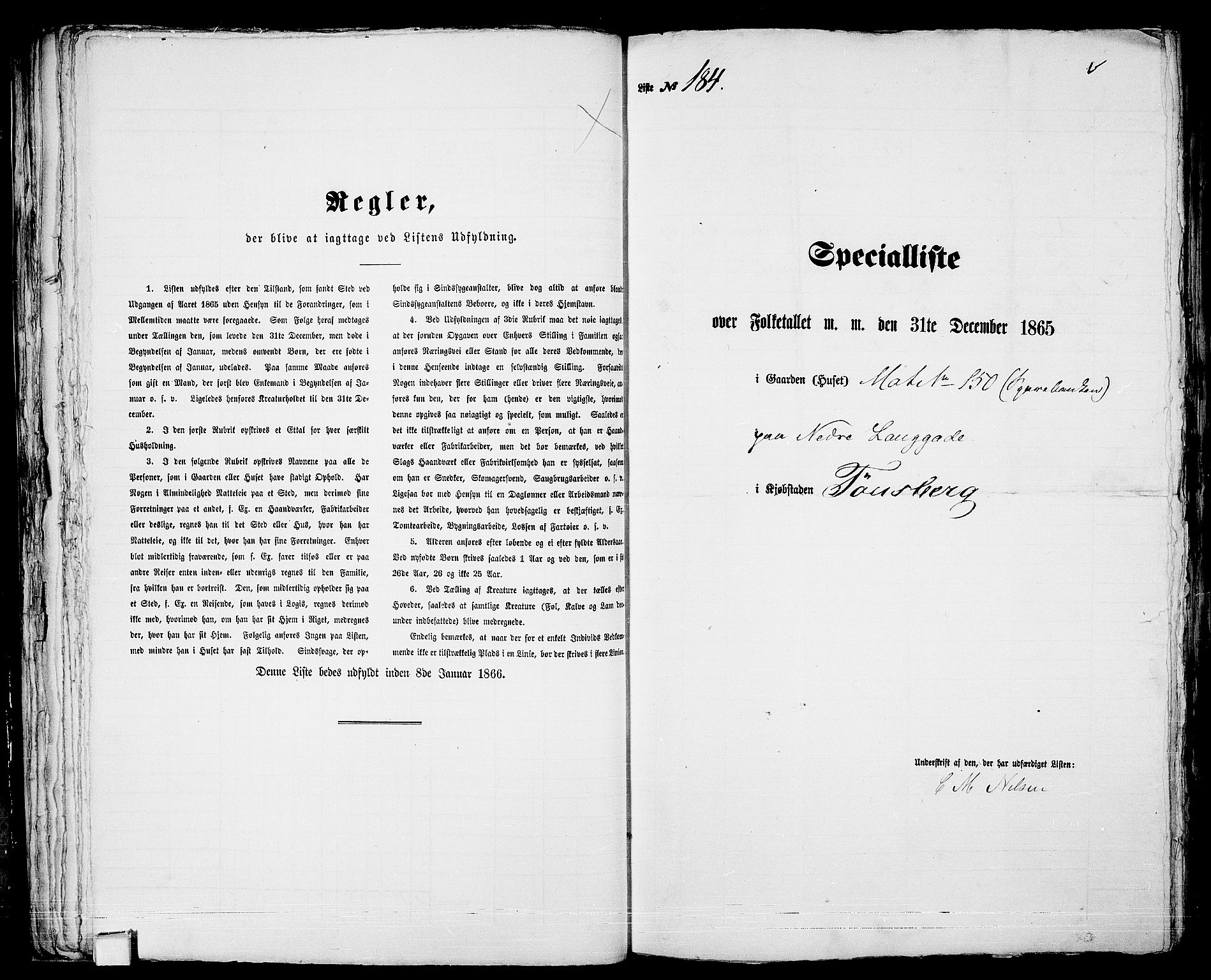 RA, 1865 census for Tønsberg, 1865, p. 402