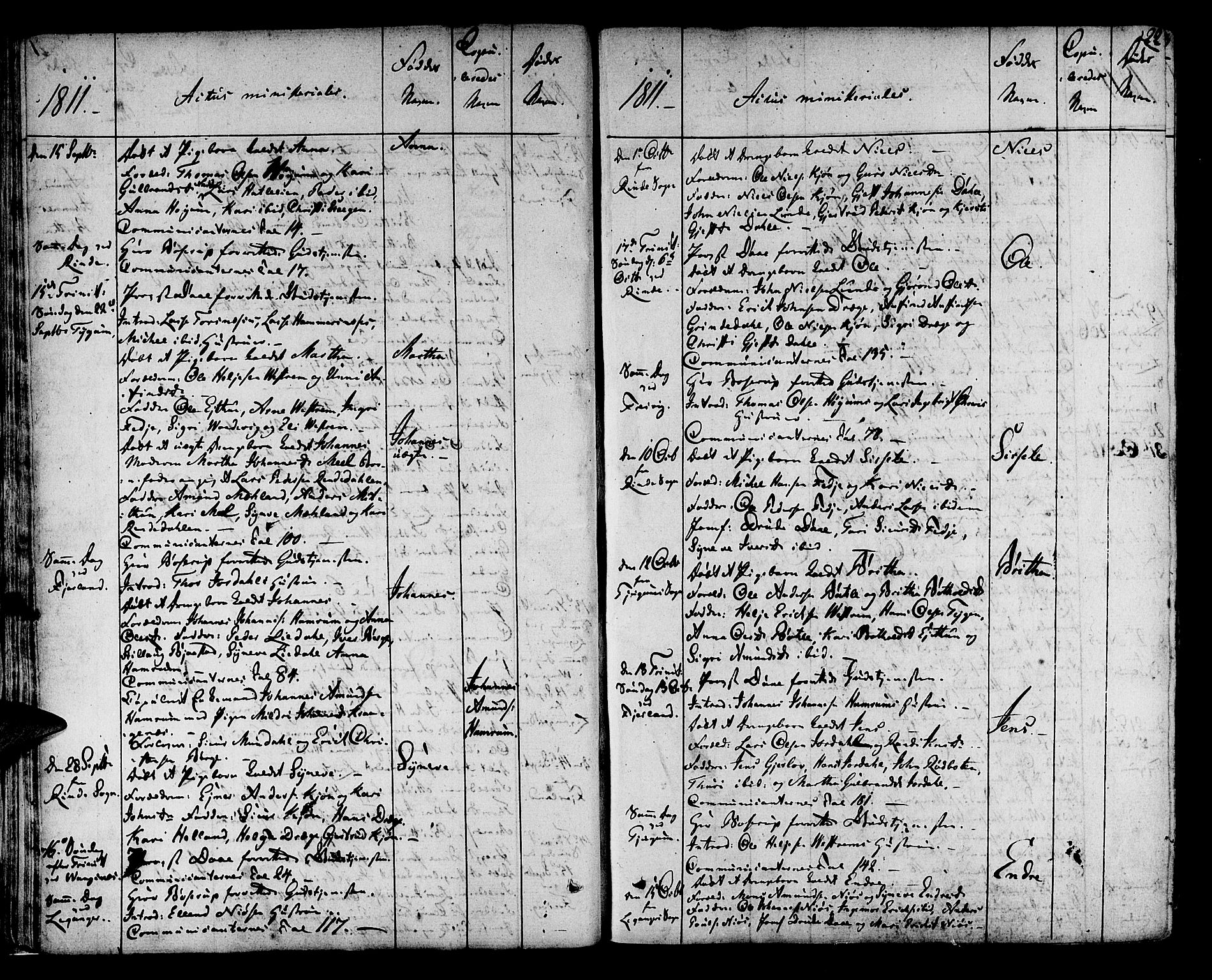 Leikanger sokneprestembete, AV/SAB-A-81001/H/Haa/Haaa/L0006: Parish register (official) no. A 6, 1810-1838, p. 22