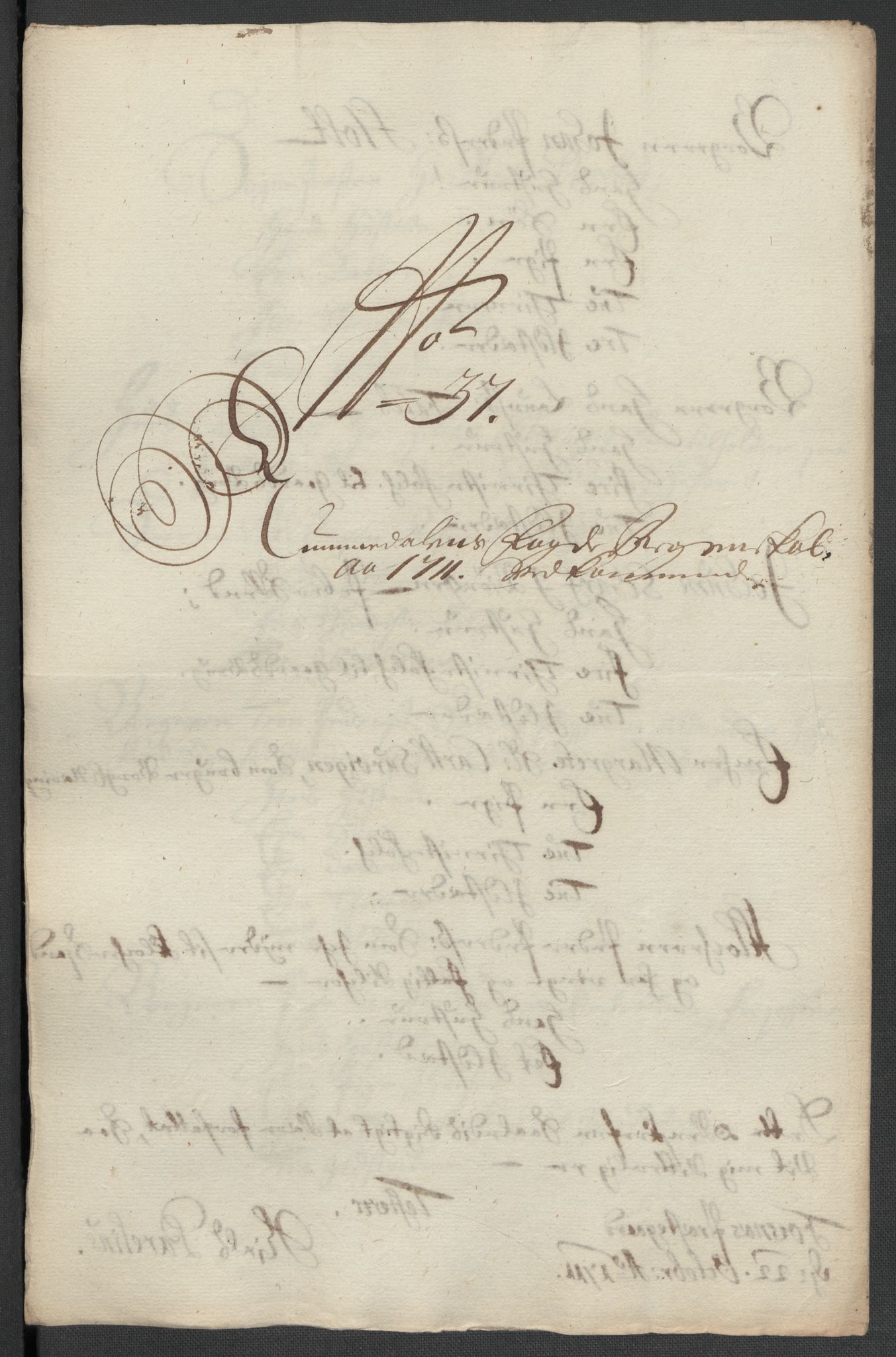 Rentekammeret inntil 1814, Reviderte regnskaper, Fogderegnskap, AV/RA-EA-4092/R64/L4432: Fogderegnskap Namdal, 1711, p. 142