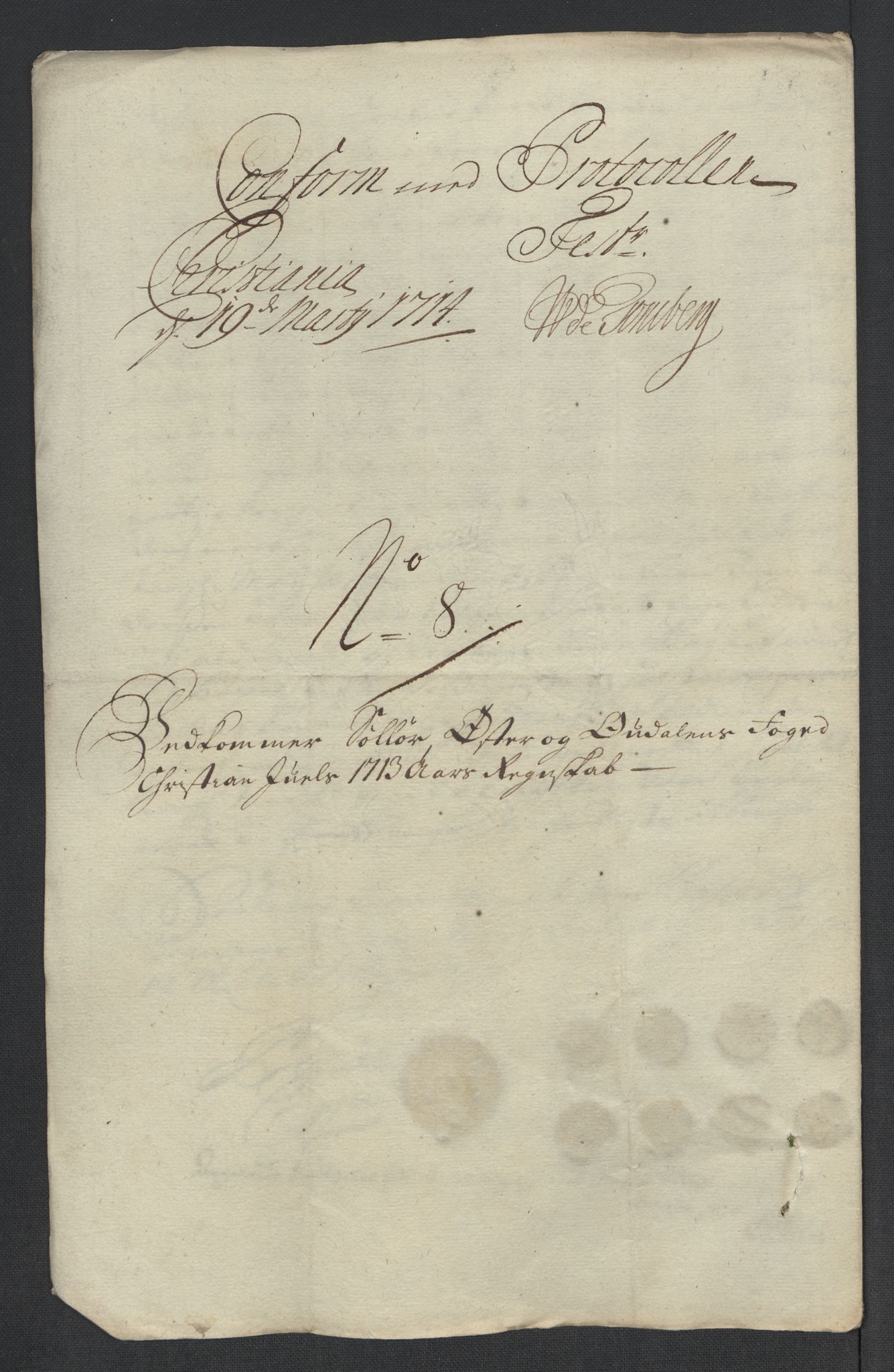 Rentekammeret inntil 1814, Reviderte regnskaper, Fogderegnskap, AV/RA-EA-4092/R13/L0850: Fogderegnskap Solør, Odal og Østerdal, 1713, p. 183