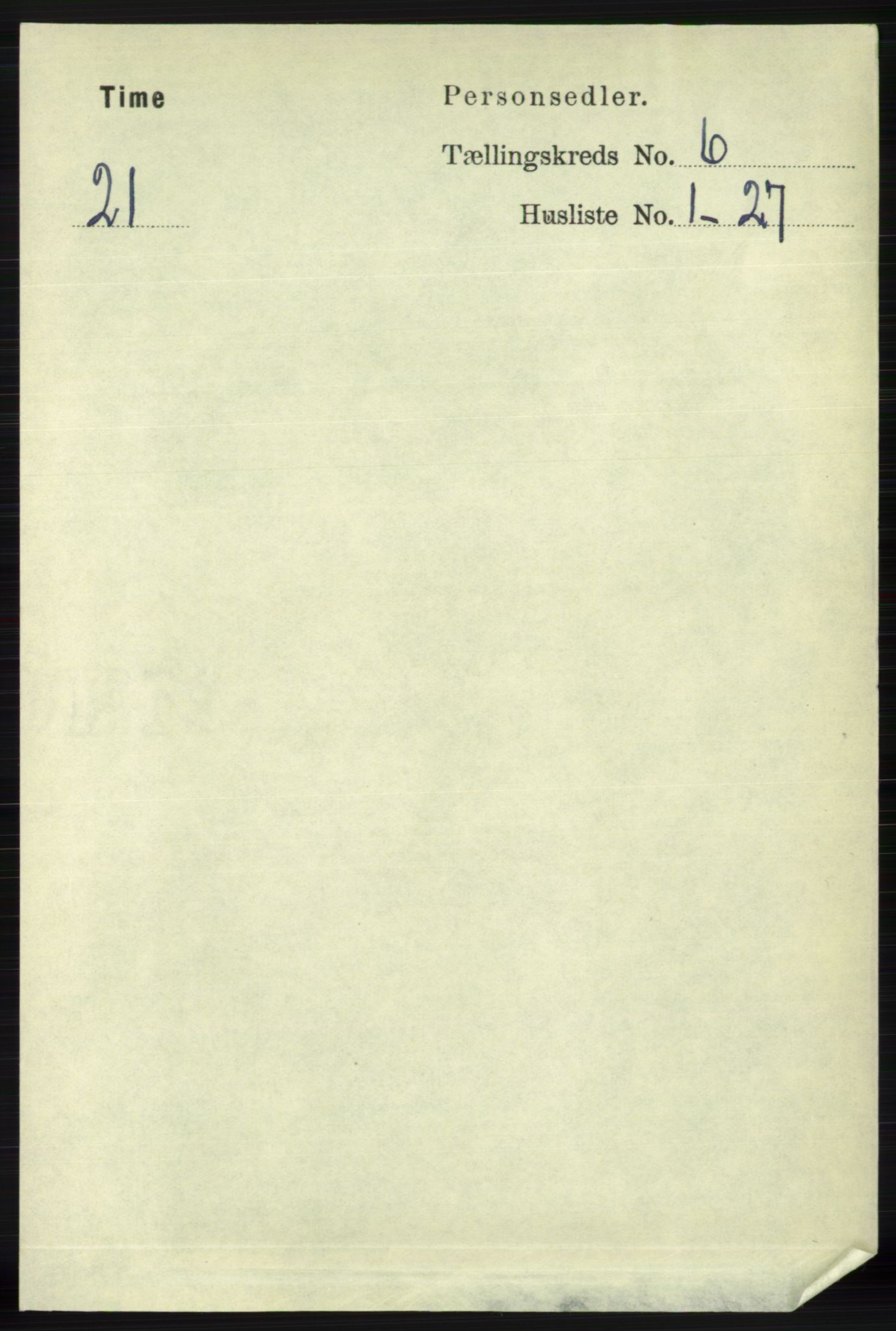 RA, 1891 census for 1121 Time, 1891, p. 2376