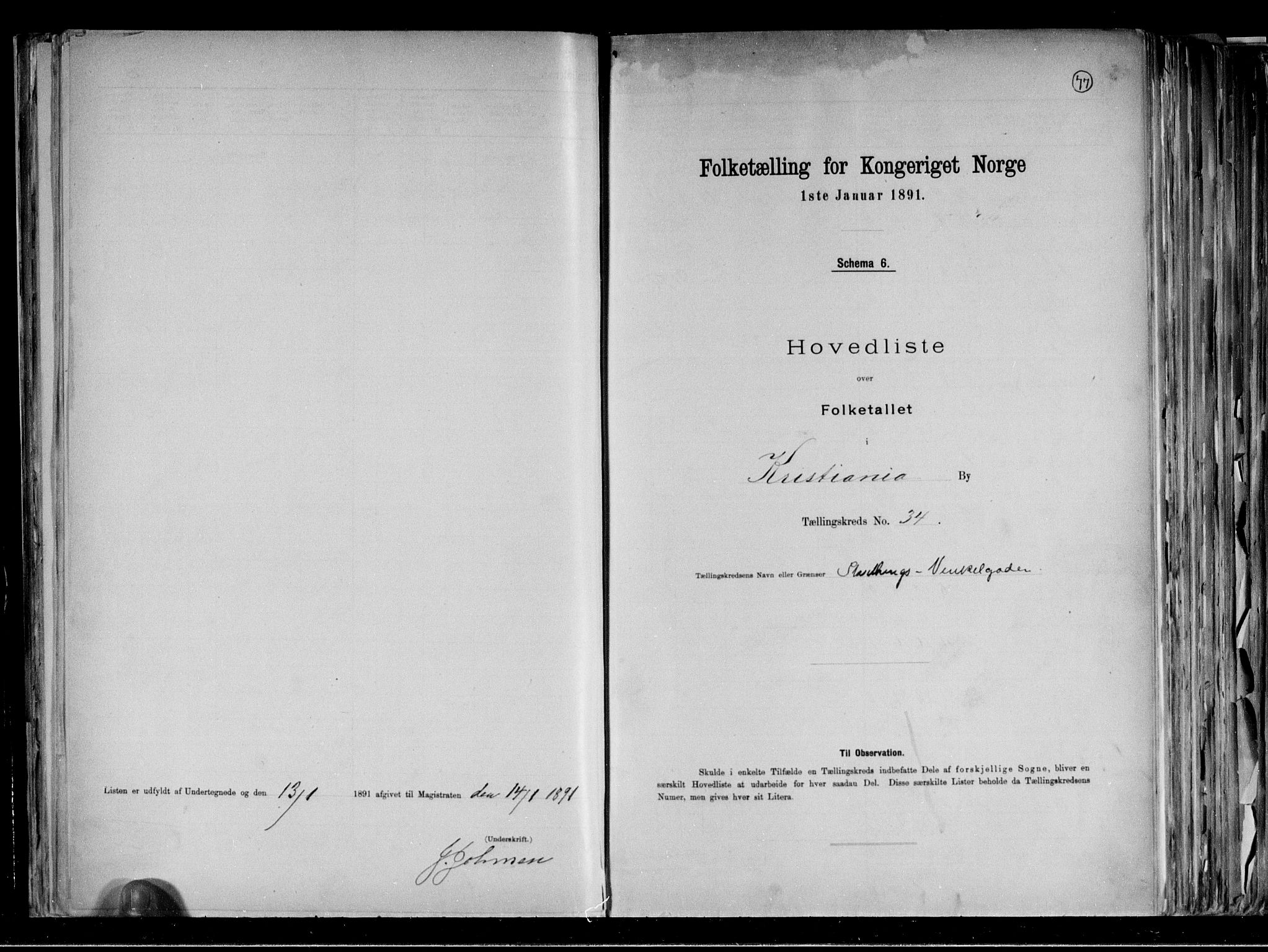 RA, 1891 census for 0301 Kristiania, 1891, p. 12963