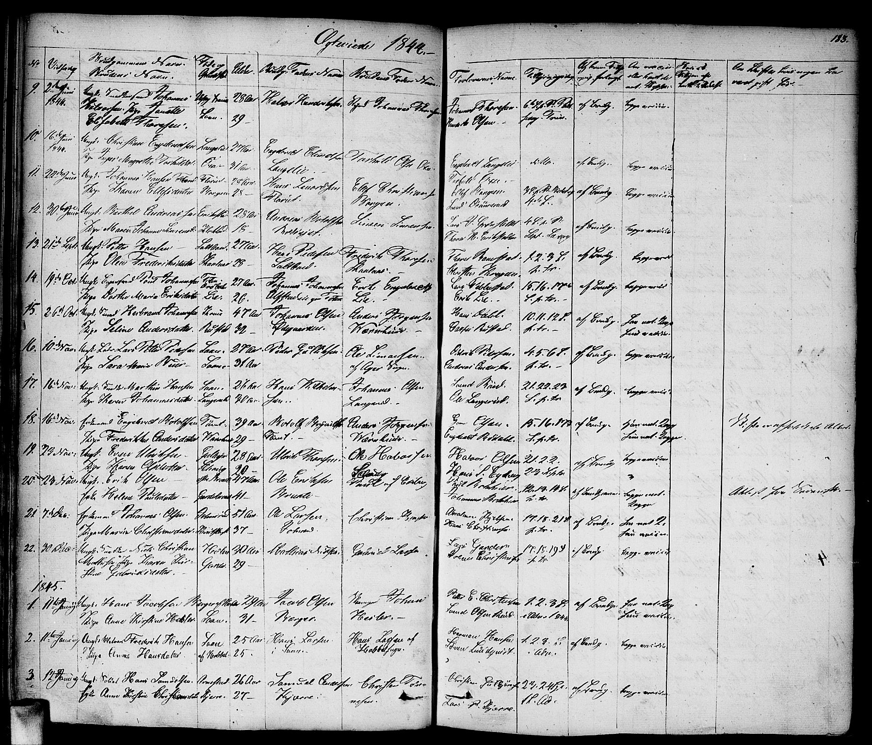 Vestby prestekontor Kirkebøker, SAO/A-10893/F/Fa/L0006: Parish register (official) no. I 6, 1827-1849, p. 183