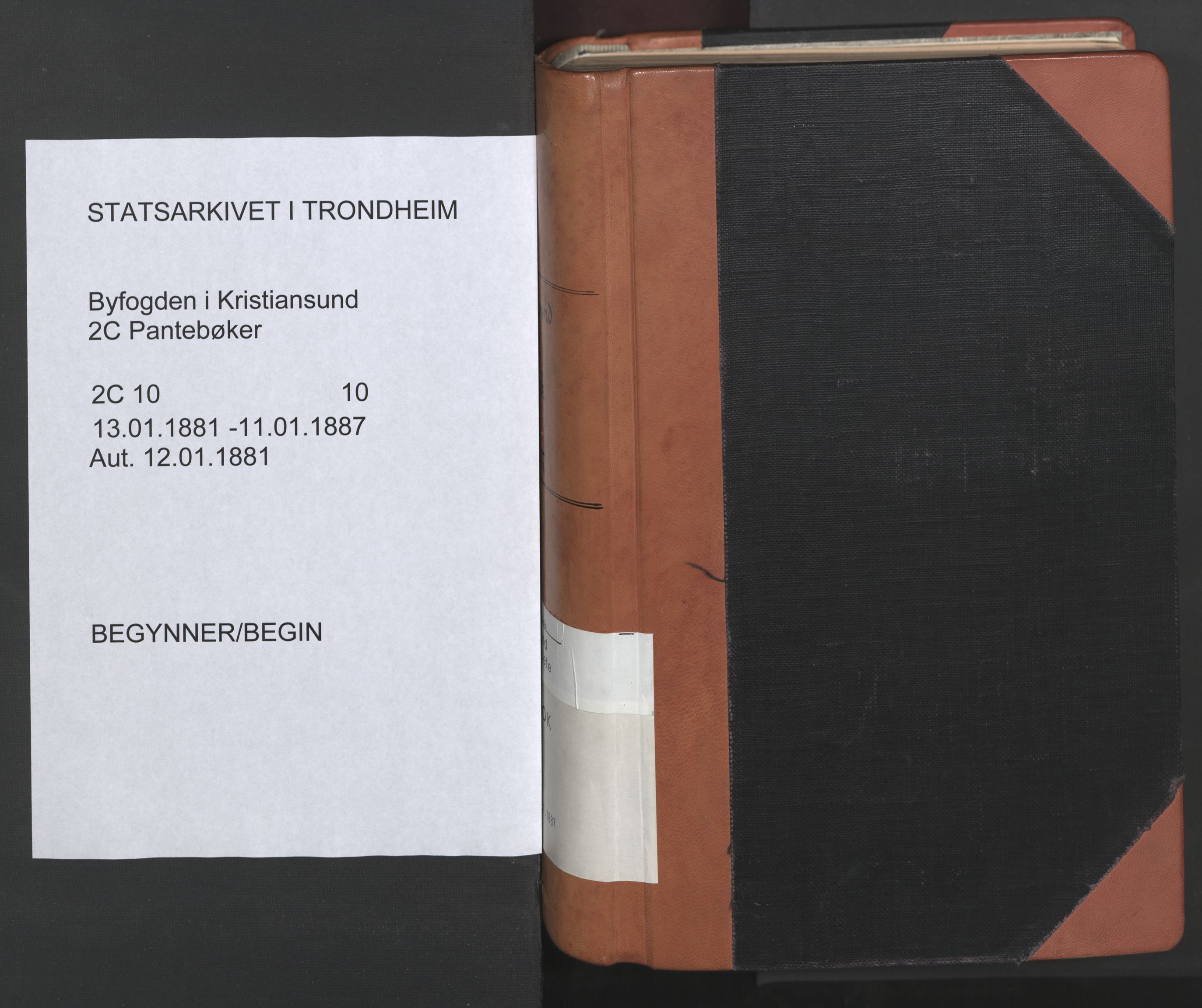 Kristiansund byfogd, AV/SAT-A-4587/A/27/L0010: Mortgage book no. 10, 1881-1887