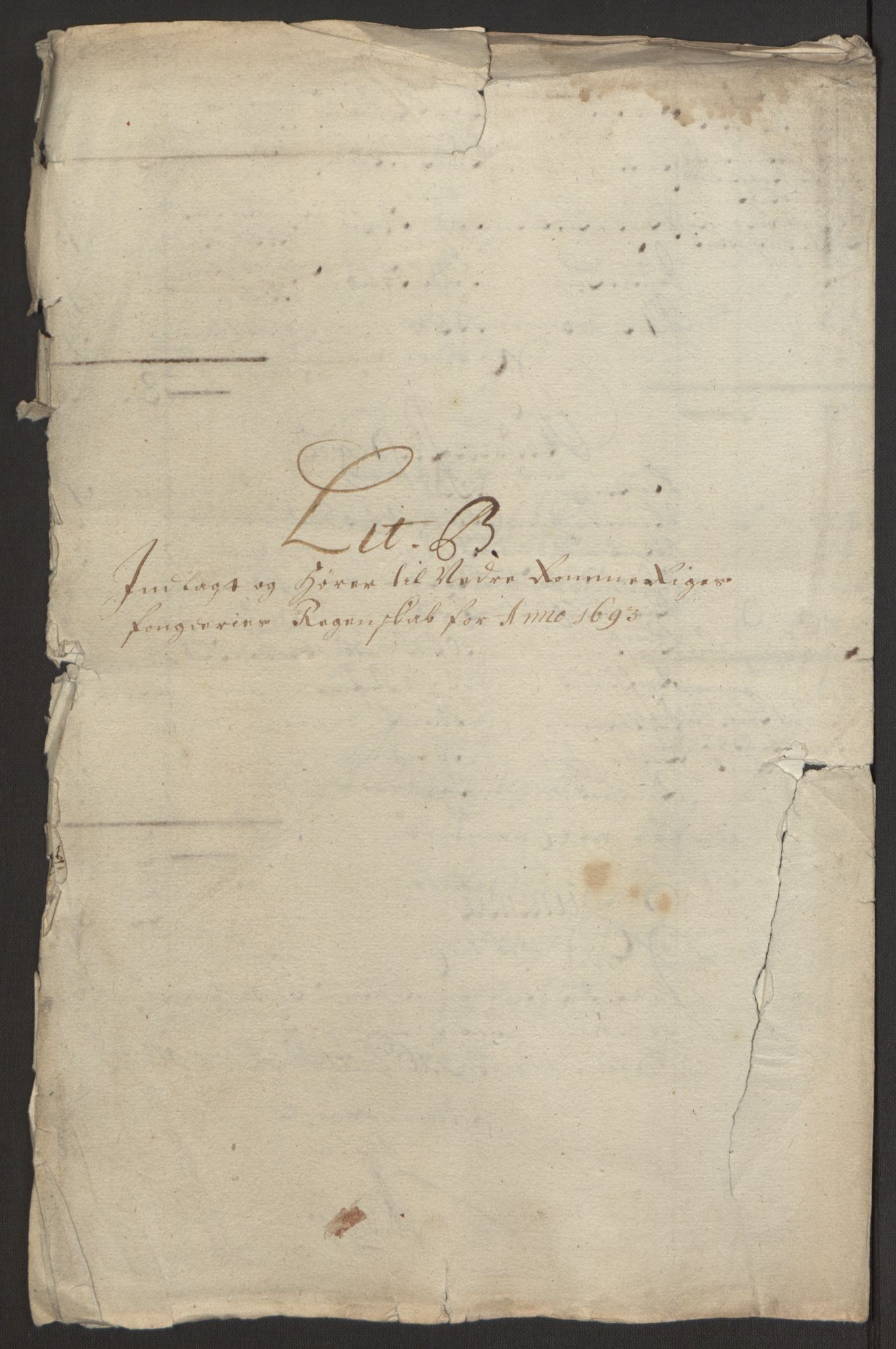 Rentekammeret inntil 1814, Reviderte regnskaper, Fogderegnskap, AV/RA-EA-4092/R11/L0578: Fogderegnskap Nedre Romerike, 1693, p. 37
