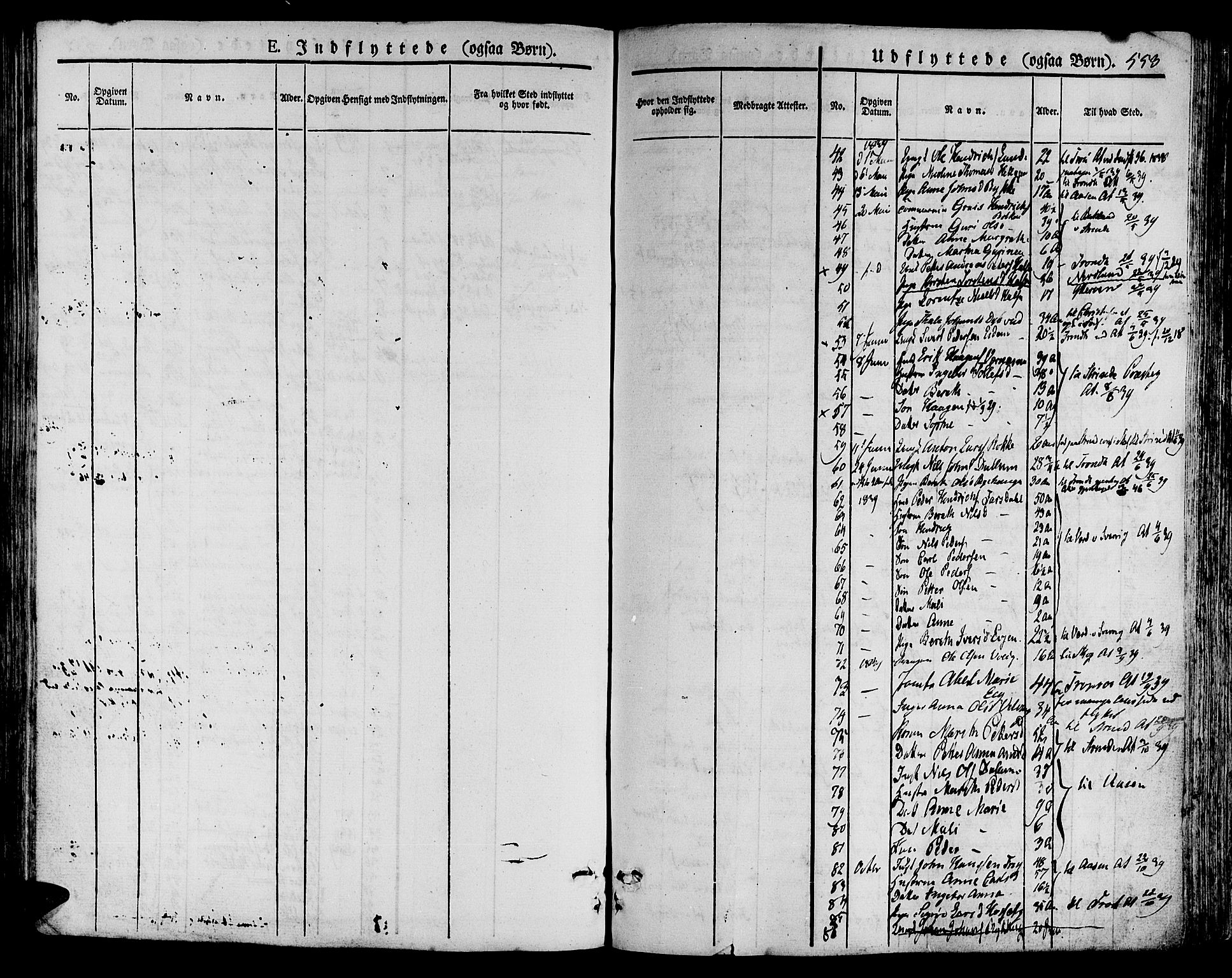 Ministerialprotokoller, klokkerbøker og fødselsregistre - Nord-Trøndelag, SAT/A-1458/709/L0072: Parish register (official) no. 709A12, 1833-1844, p. 553
