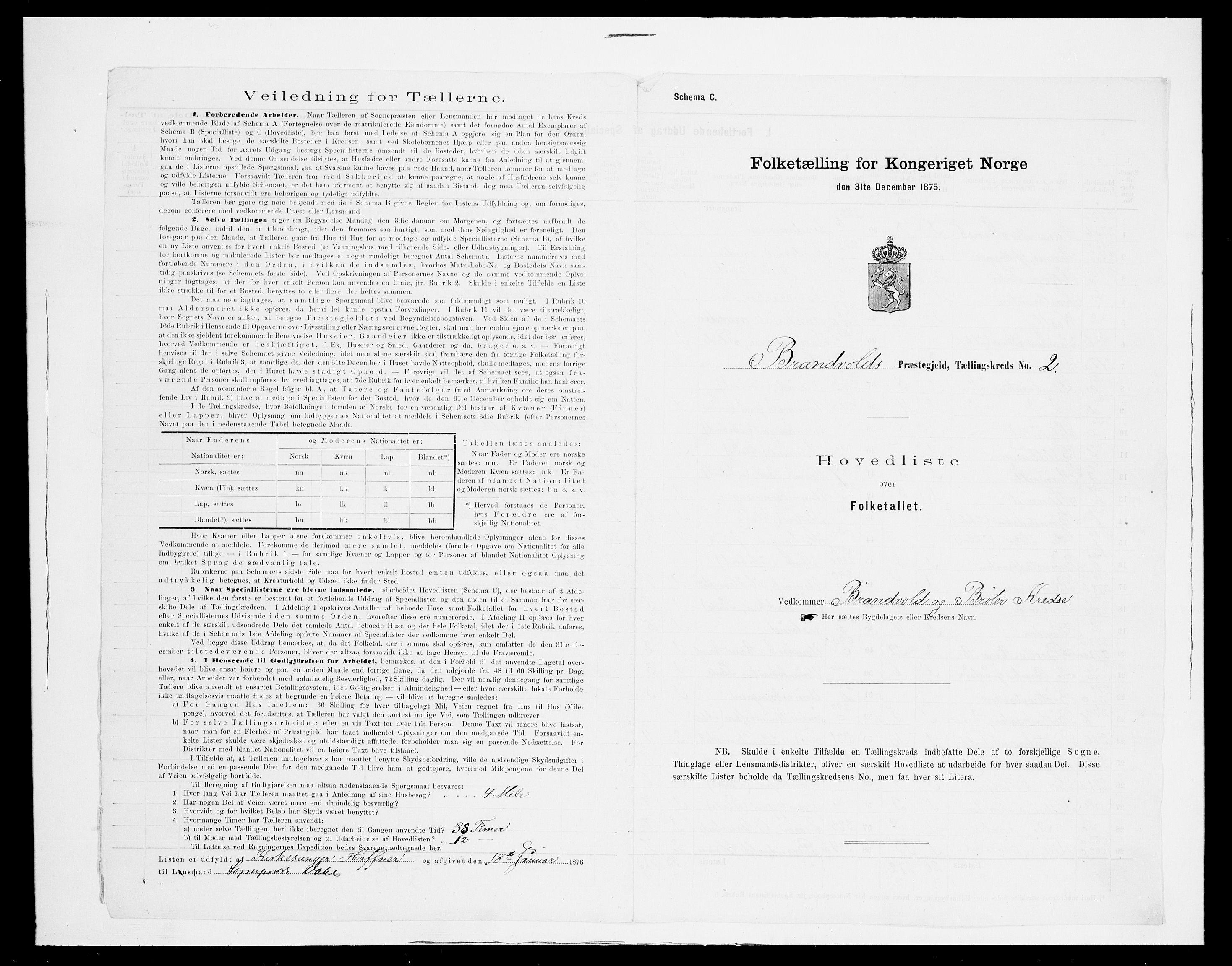 SAH, 1875 census for 0422P Brandval, 1875, p. 21