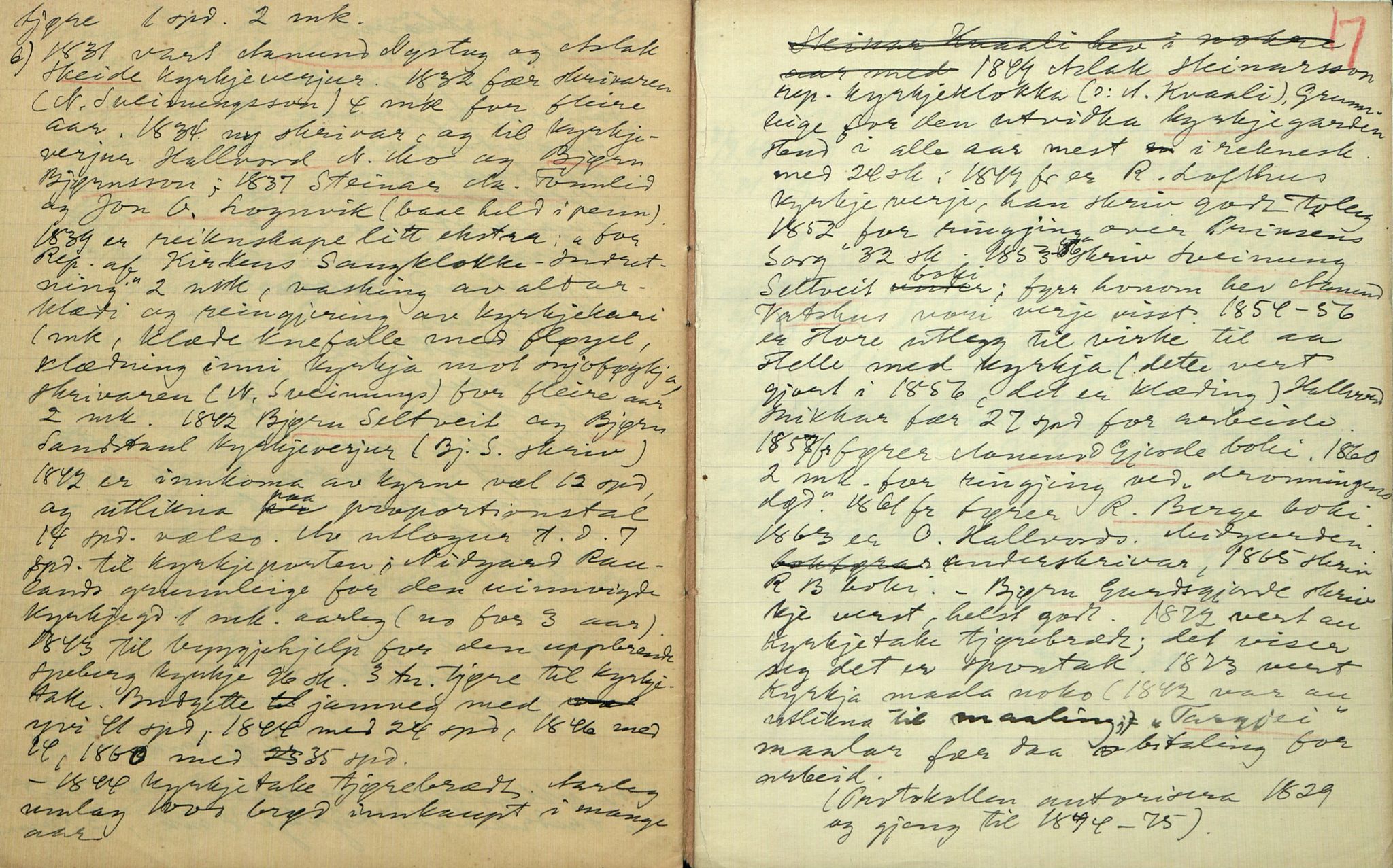 Rikard Berge, TEMU/TGM-A-1003/F/L0017/0018: 551-599 / 568 Ymse innhald, 1910-1950, p. 16-17