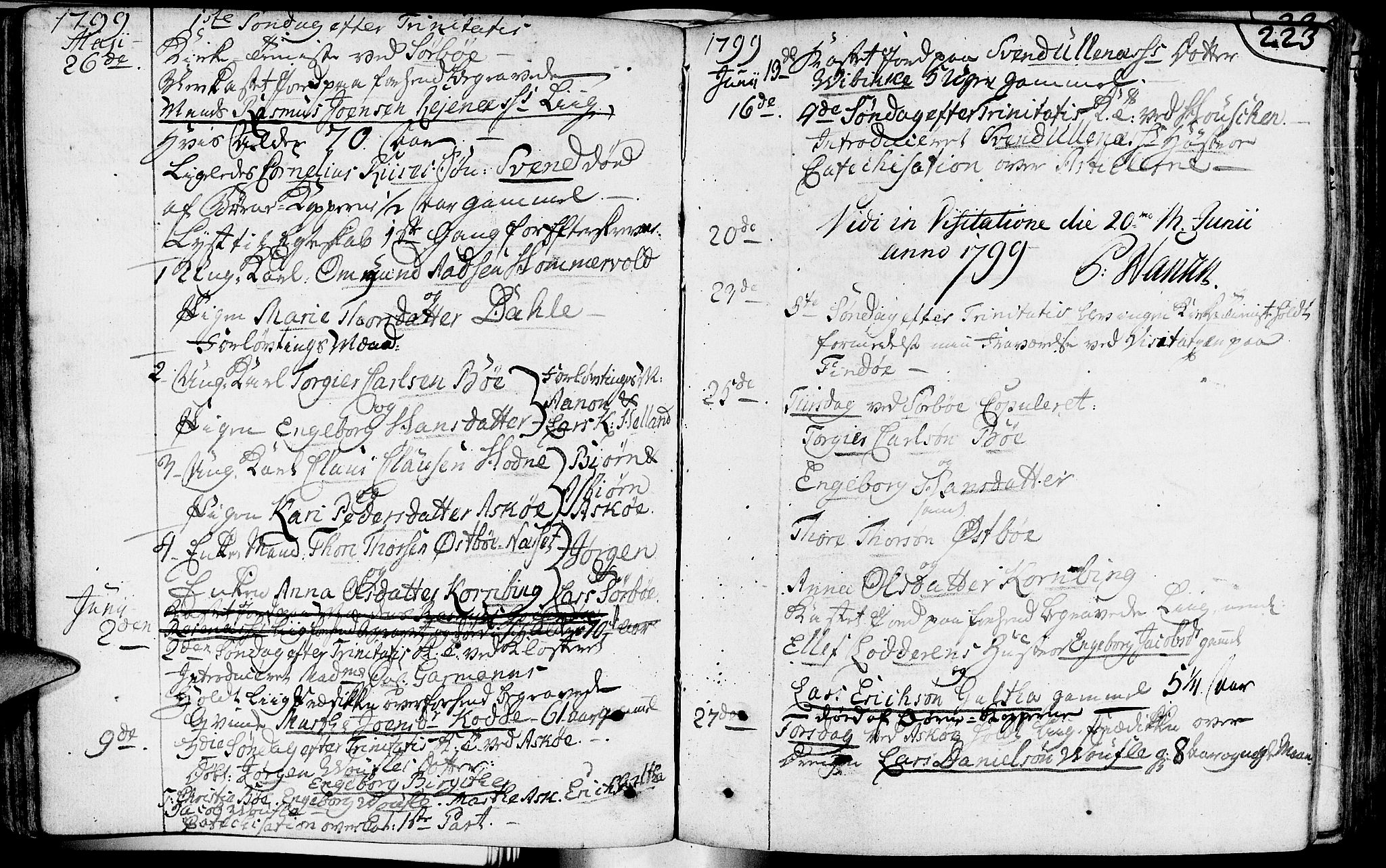 Rennesøy sokneprestkontor, AV/SAST-A -101827/H/Ha/Haa/L0003: Parish register (official) no. A 3, 1772-1815, p. 223