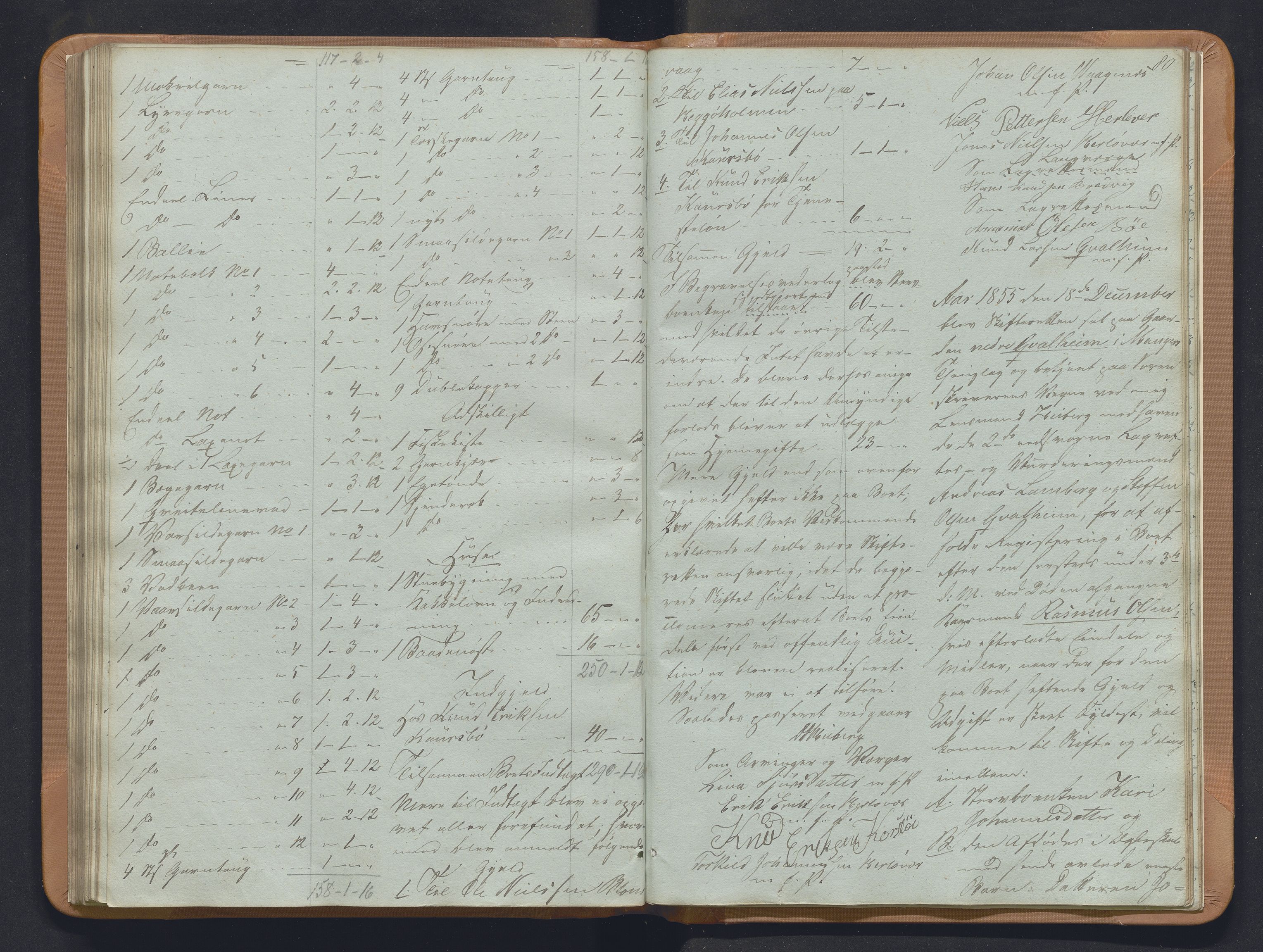 Nordhordland sorenskrivar, SAB/A-2901/1/H/Hb/L0018: Registreringsprotokollar, 1853-1856, p. 80