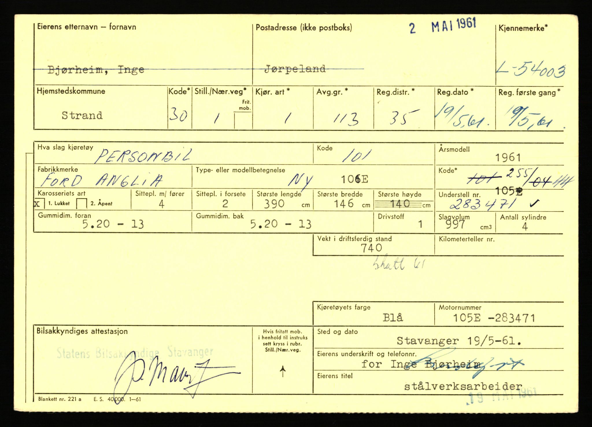 Stavanger trafikkstasjon, AV/SAST-A-101942/0/F/L0053: L-52900 - L-54199, 1930-1971, p. 2469