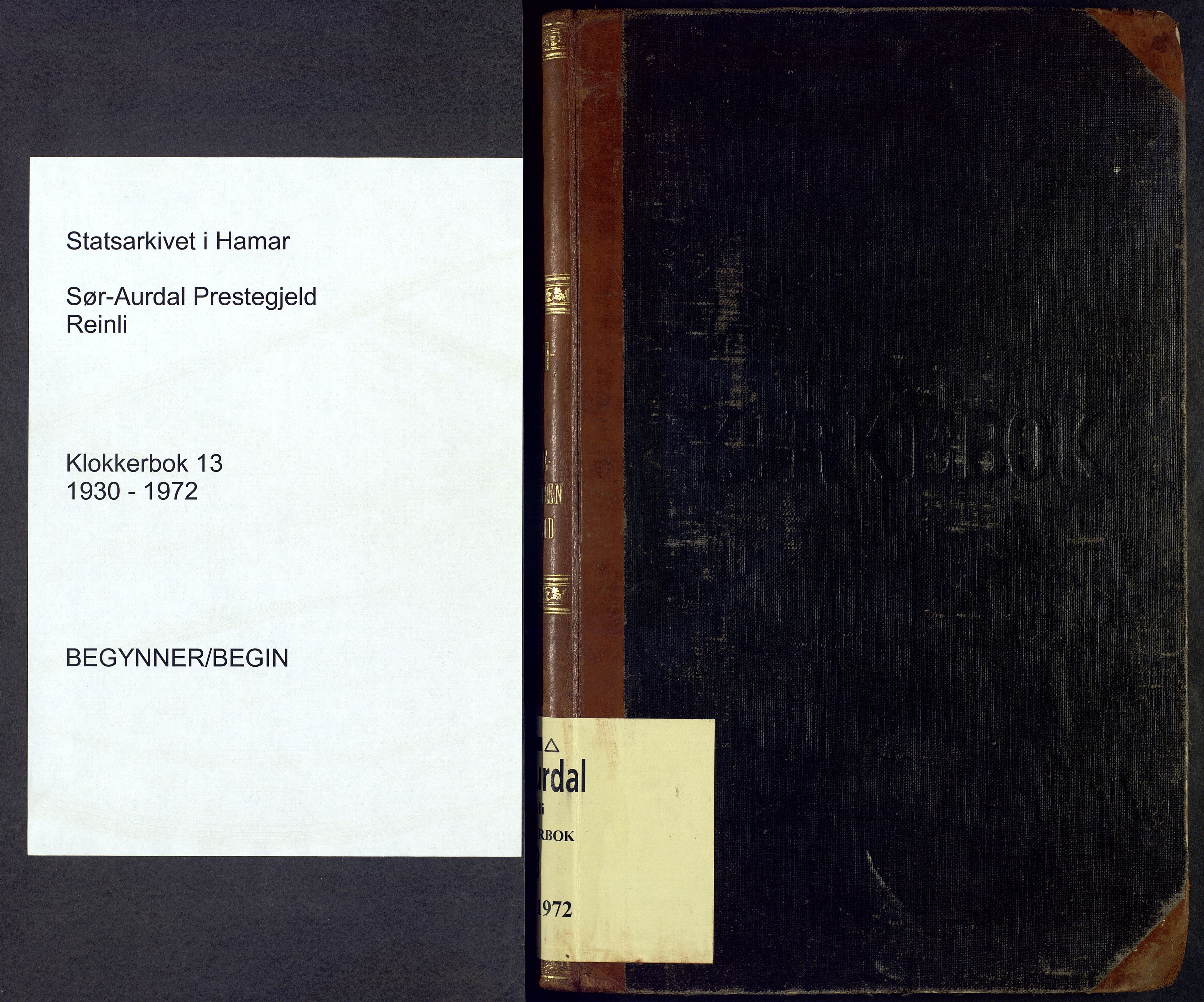 Sør-Aurdal prestekontor, SAH/PREST-128/H/Ha/Hab/L0013: Parish register (copy) no. 13, 1930-1972