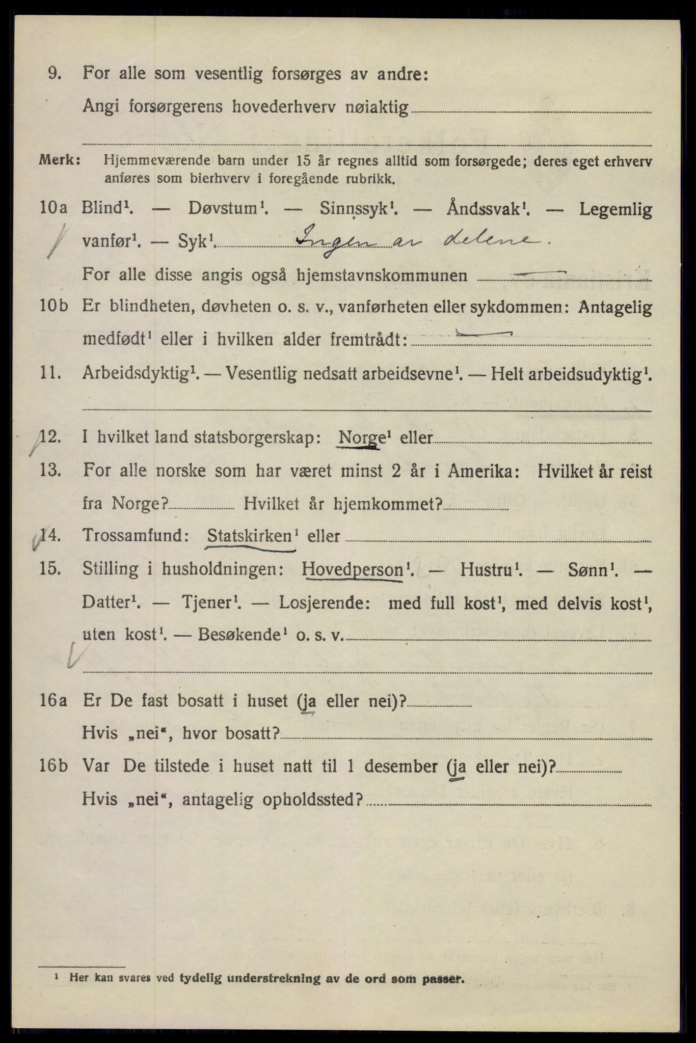 SAO, 1920 census for Kristiania, 1920, p. 323610