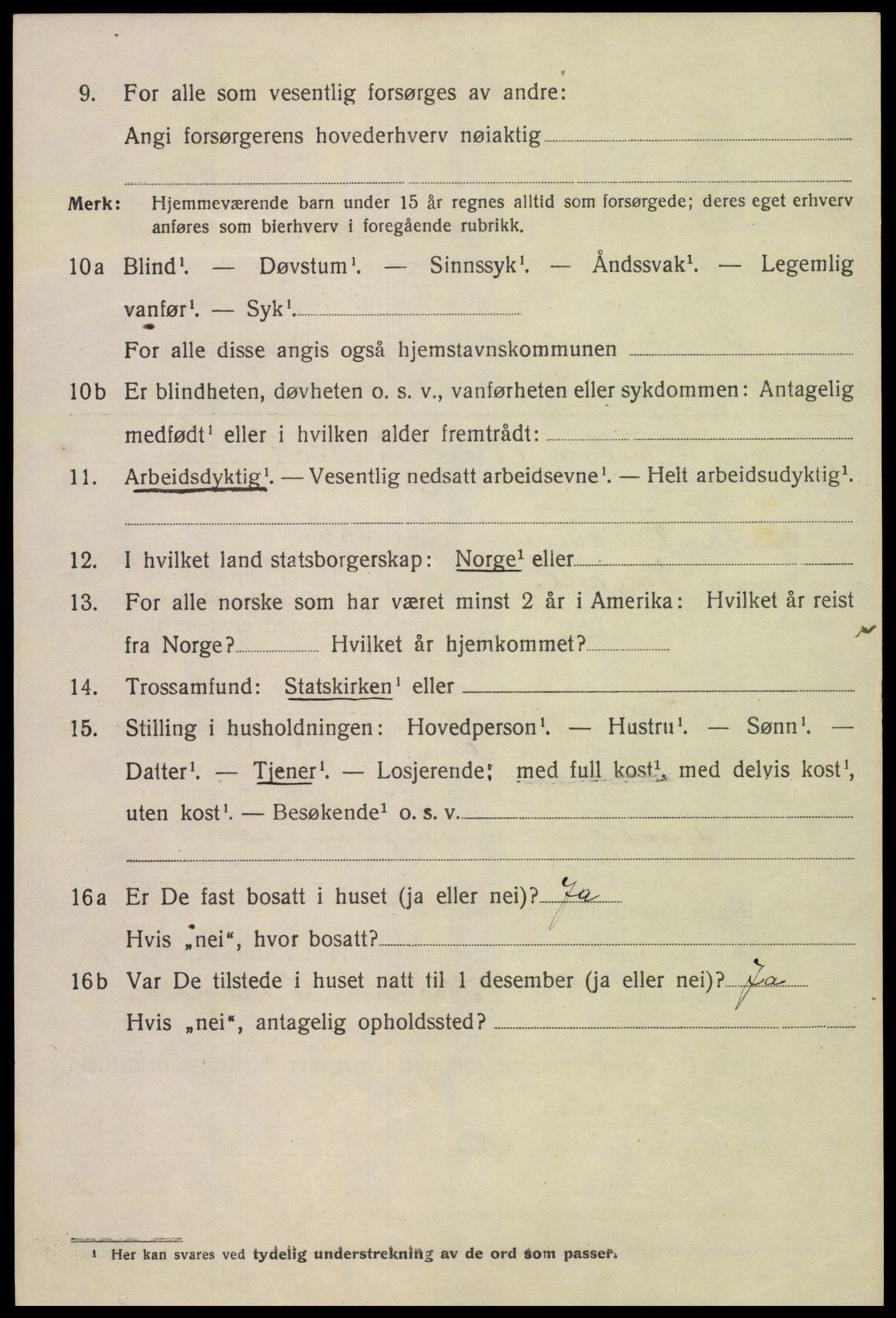 SAK, 1920 census for Kristiansand, 1920, p. 35866