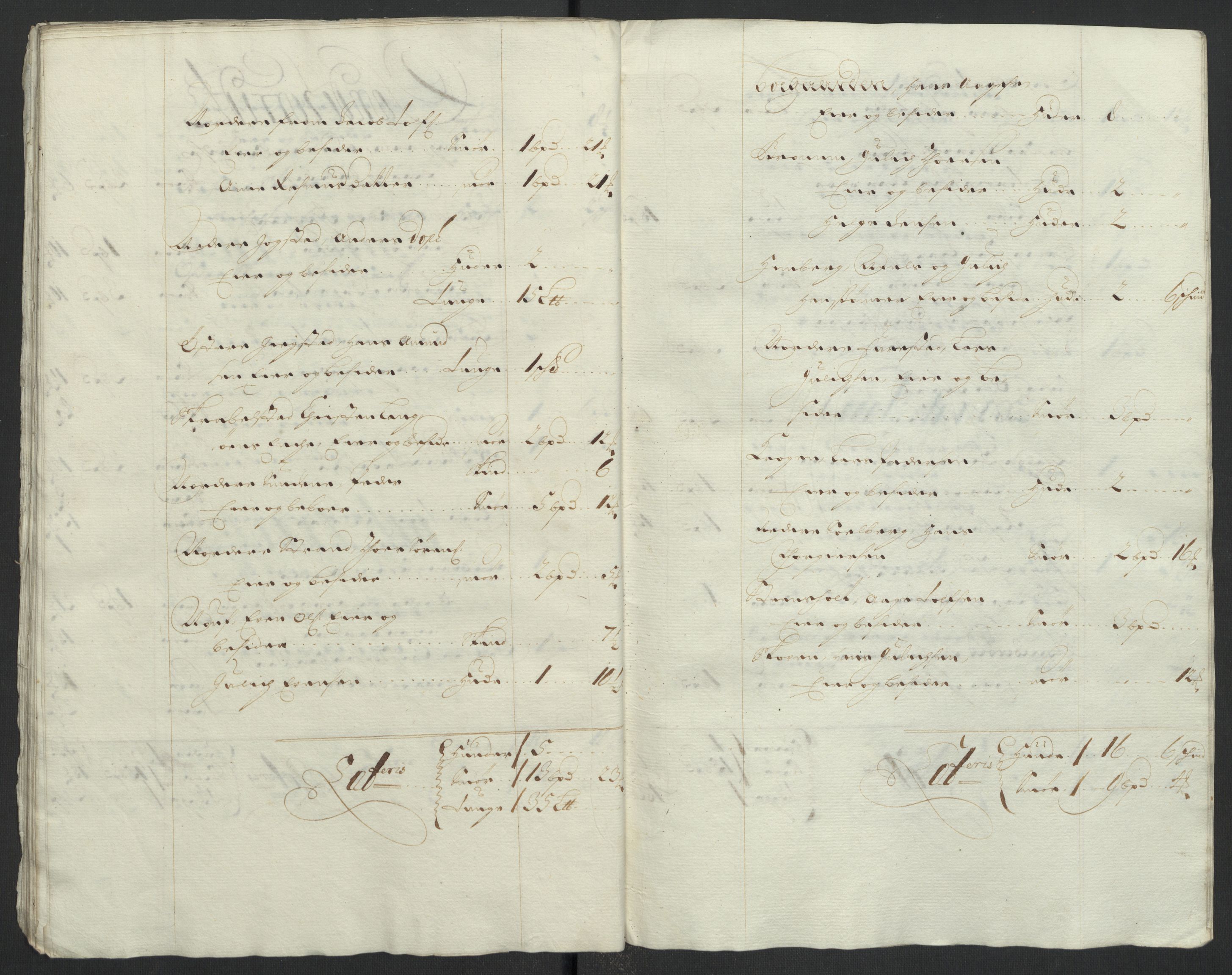 Rentekammeret inntil 1814, Reviderte regnskaper, Fogderegnskap, AV/RA-EA-4092/R33/L1975: Fogderegnskap Larvik grevskap, 1696-1697, p. 184