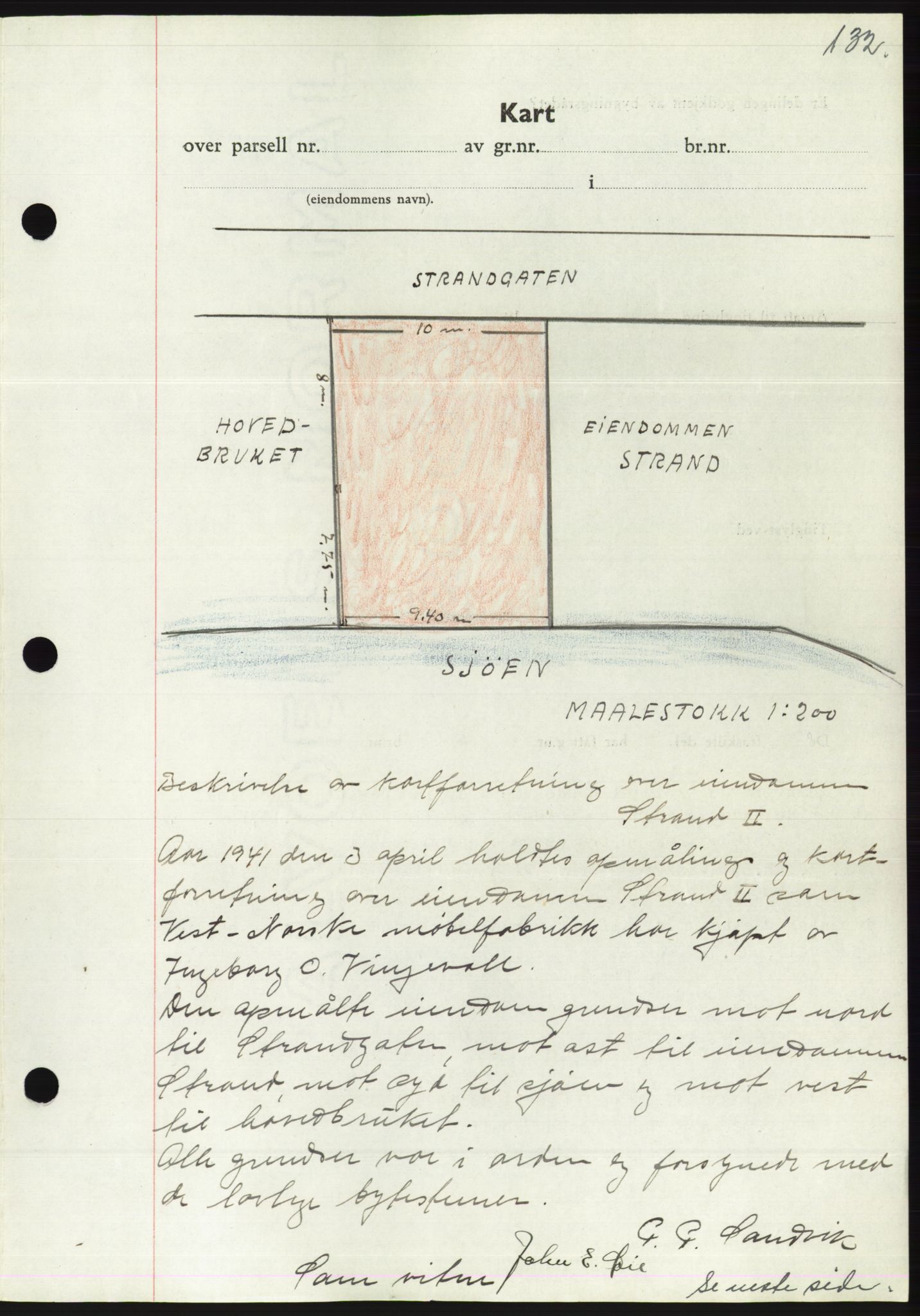 Søre Sunnmøre sorenskriveri, AV/SAT-A-4122/1/2/2C/L0071: Mortgage book no. 65, 1941-1941, Diary no: : 355/1941