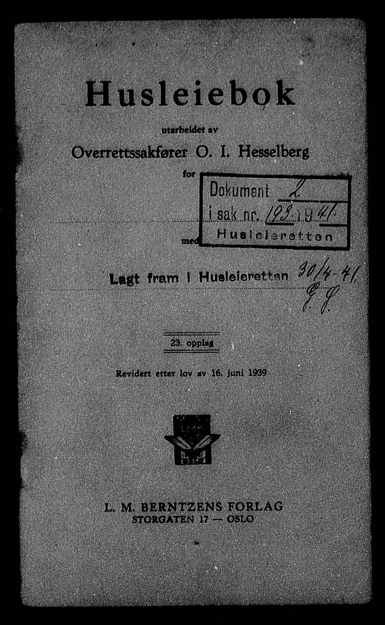 Justisdepartementet, Tilbakeføringskontoret for inndratte formuer, AV/RA-S-1564/H/Hc/Hcc/L0979: --, 1945-1947, p. 400