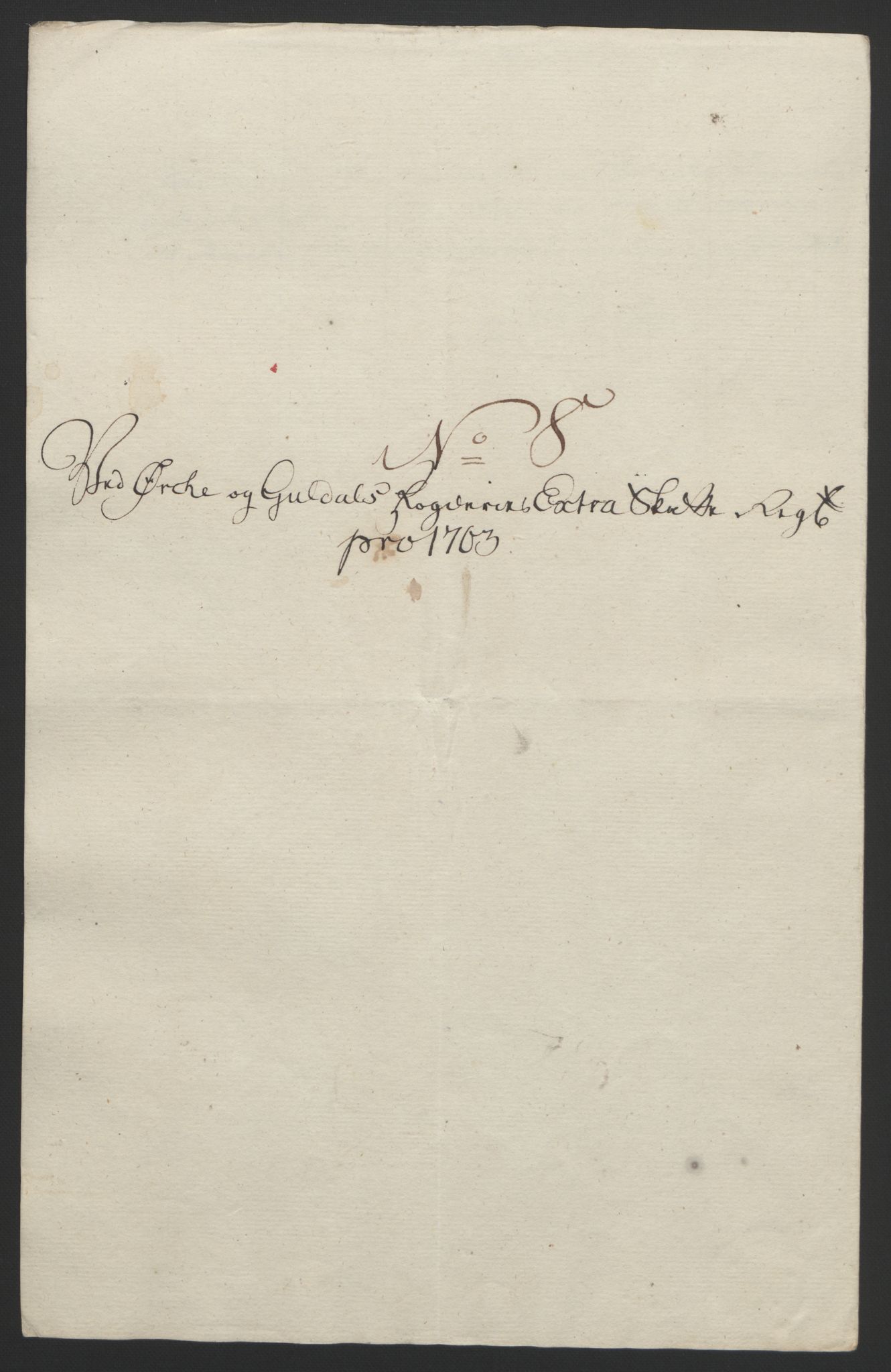 Rentekammeret inntil 1814, Reviderte regnskaper, Fogderegnskap, RA/EA-4092/R60/L4094: Ekstraskatten Orkdal og Gauldal, 1762-1765, p. 115