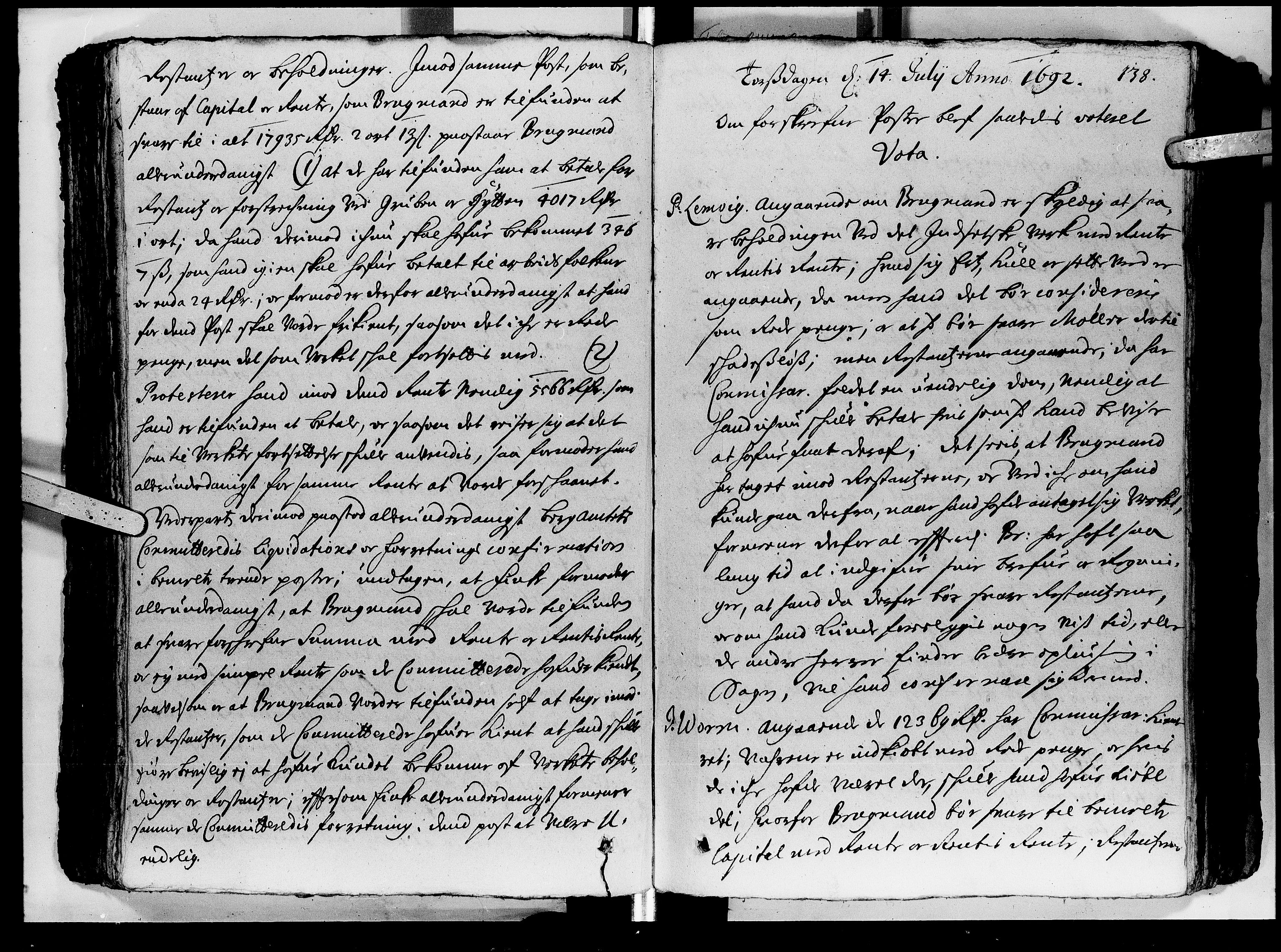 Højesteret, DRA/A-0009, 1692, p. 137b-138a
