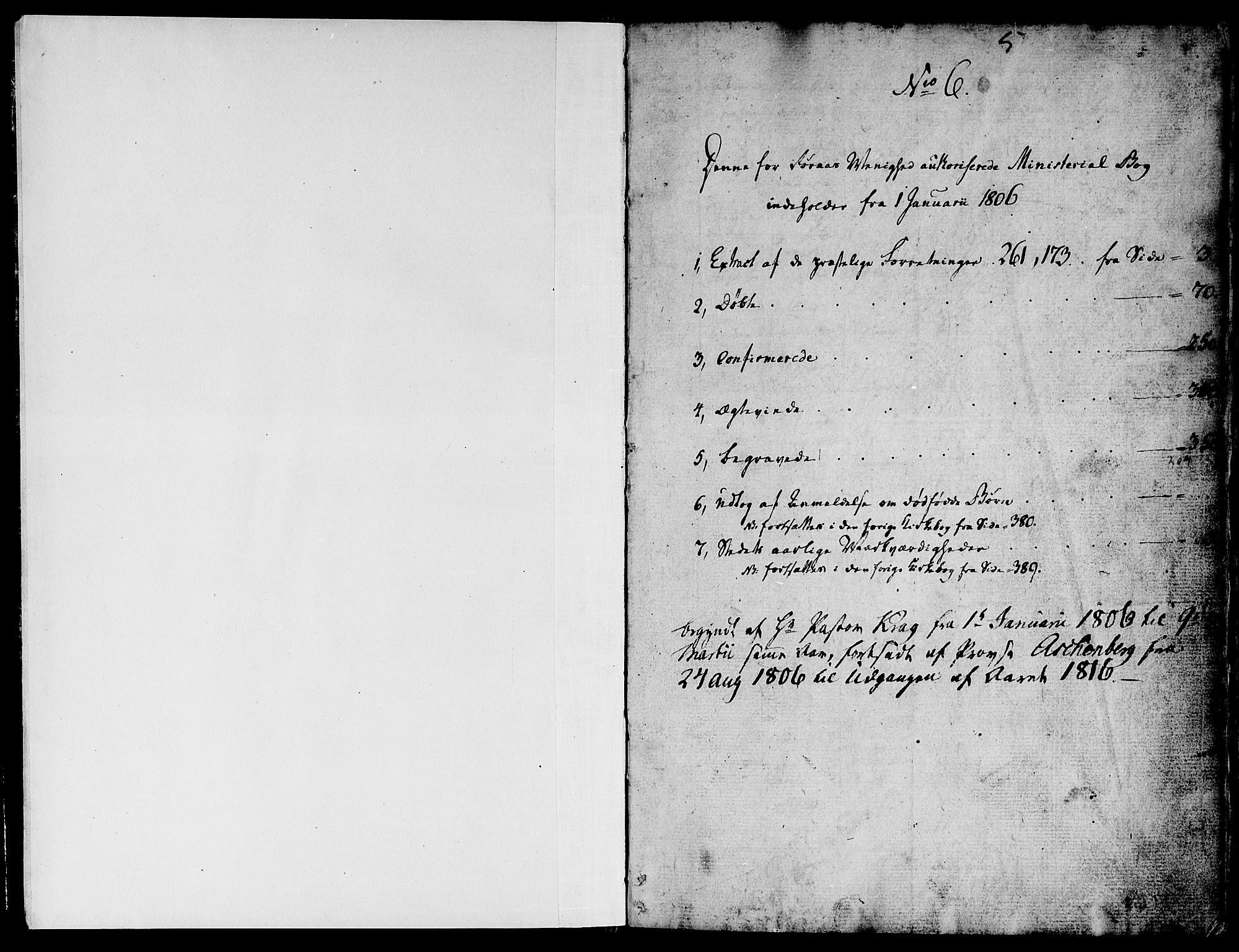 Ministerialprotokoller, klokkerbøker og fødselsregistre - Sør-Trøndelag, SAT/A-1456/681/L0928: Parish register (official) no. 681A06, 1806-1816, p. 0-1