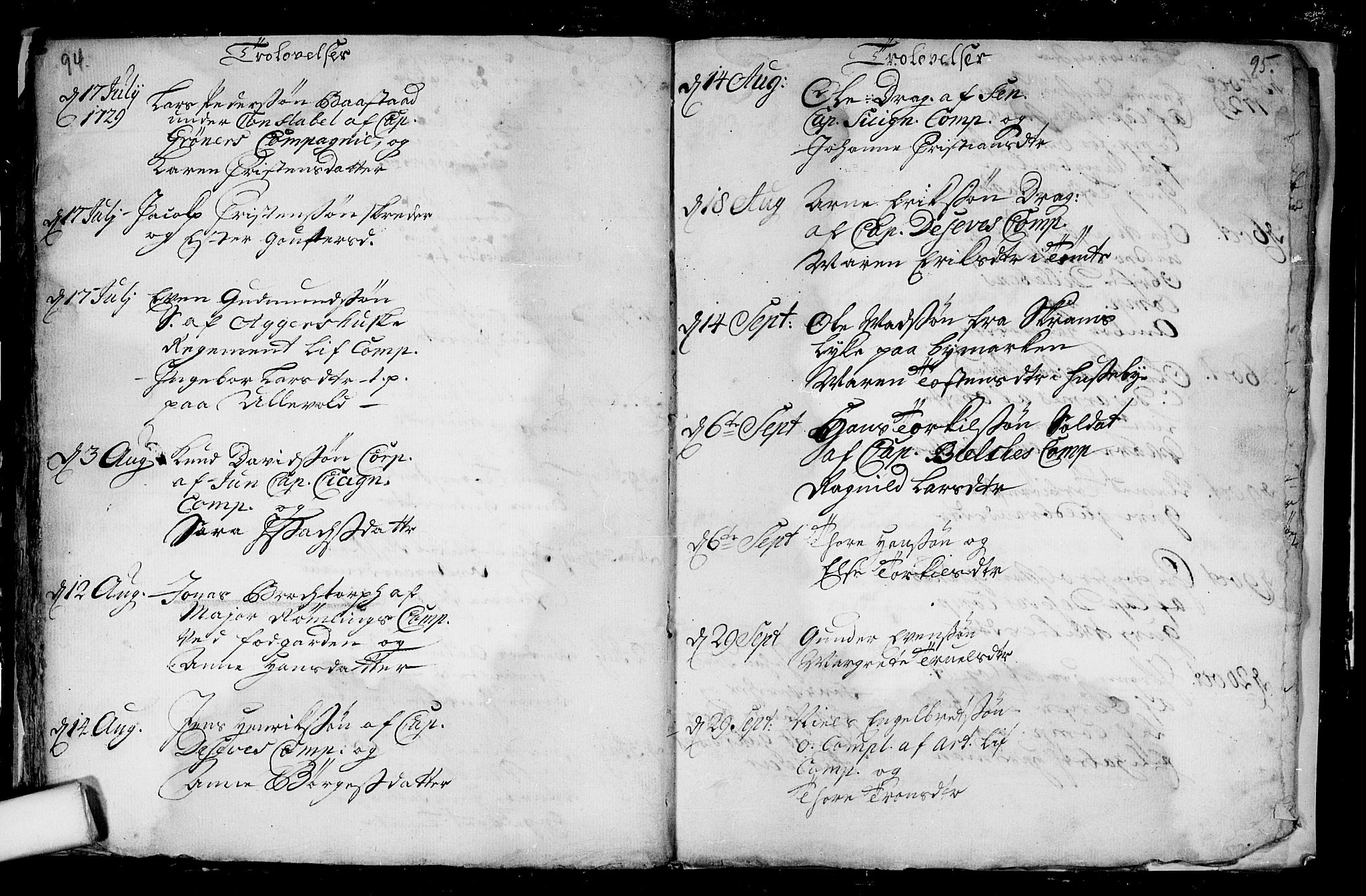 Aker prestekontor kirkebøker, SAO/A-10861/F/L0003: Parish register (official) no. 3, 1723-1731, p. 94-95