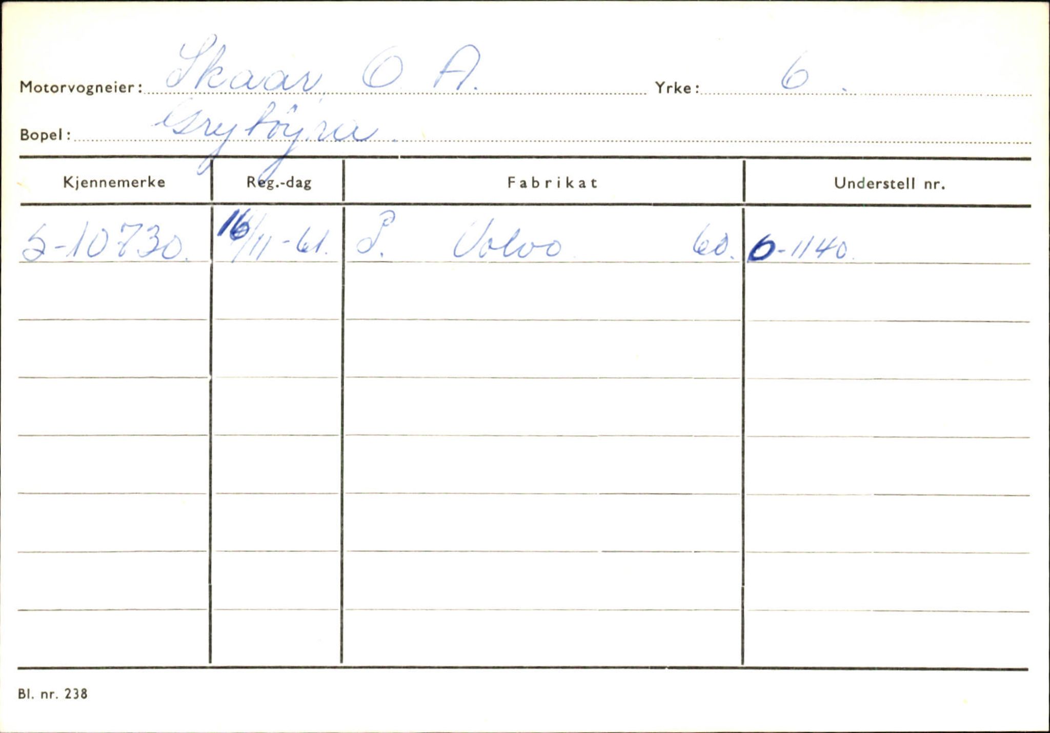 Statens vegvesen, Sogn og Fjordane vegkontor, AV/SAB-A-5301/4/F/L0132: Eigarregister Askvoll A-Å. Balestrand A-Å, 1945-1975, p. 1133