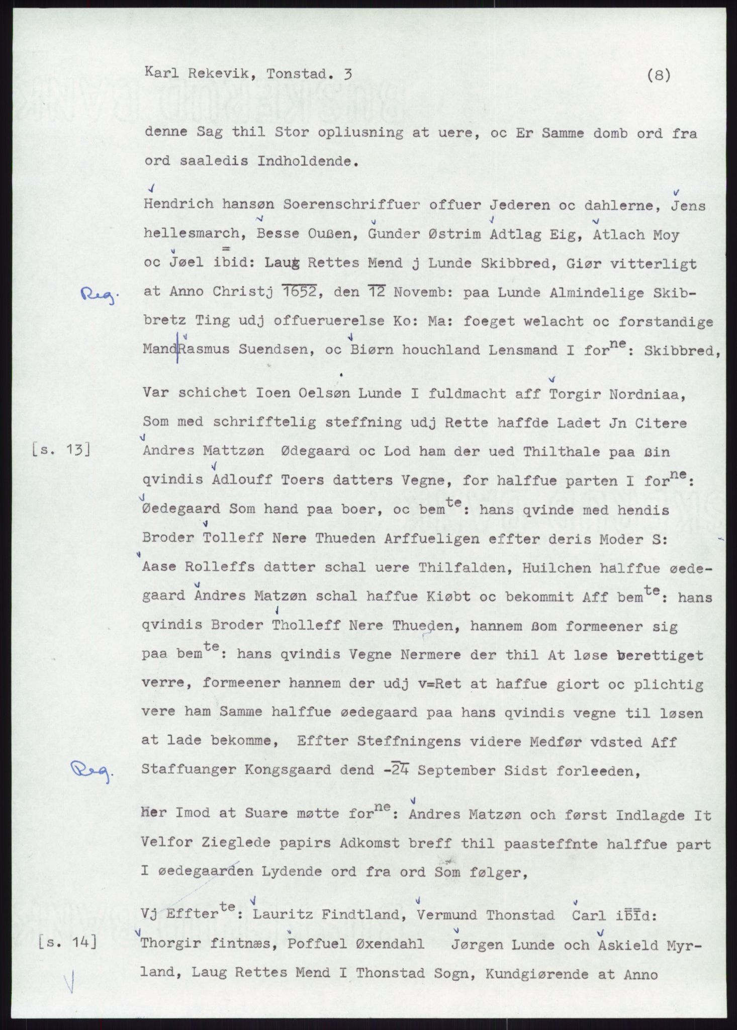 Samlinger til kildeutgivelse, Diplomavskriftsamlingen, AV/RA-EA-4053/H/Ha, p. 2398