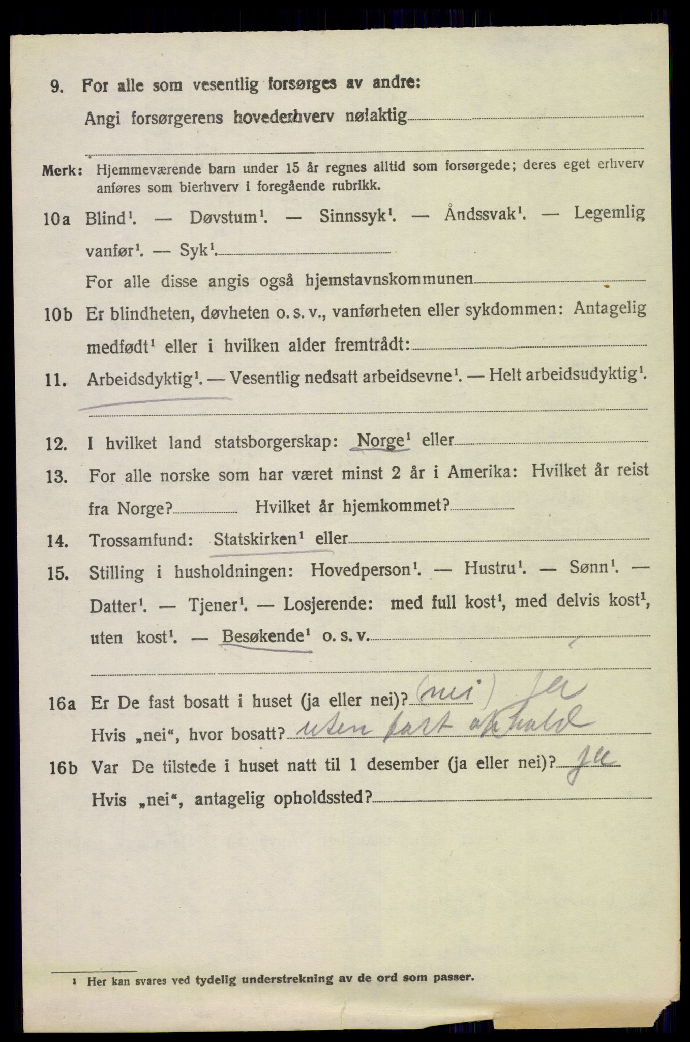 SAH, 1920 census for Gran, 1920, p. 6335