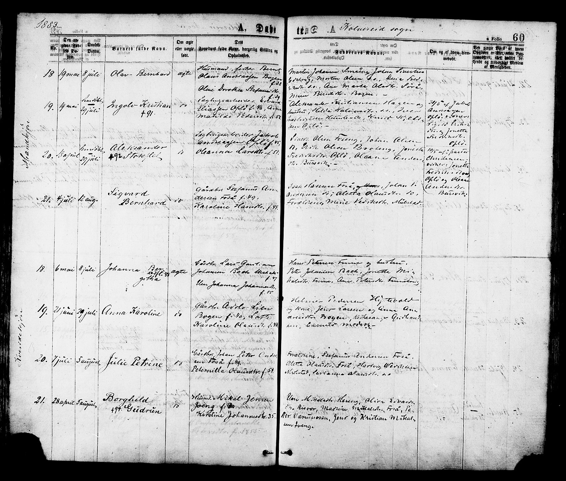 Ministerialprotokoller, klokkerbøker og fødselsregistre - Nord-Trøndelag, AV/SAT-A-1458/780/L0642: Parish register (official) no. 780A07 /1, 1874-1885, p. 60