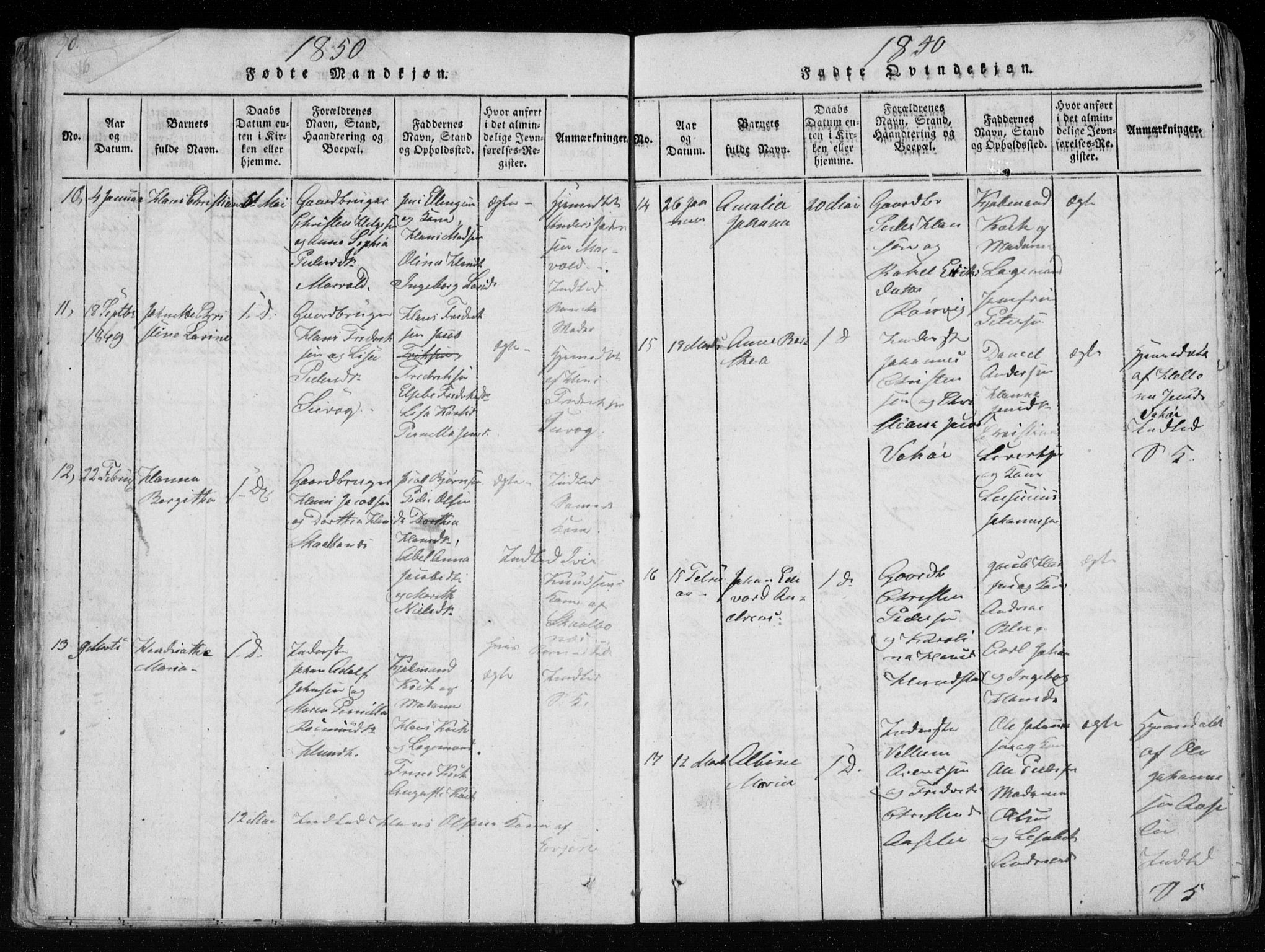 Ministerialprotokoller, klokkerbøker og fødselsregistre - Nordland, AV/SAT-A-1459/801/L0026: Parish register (copy) no. 801C01, 1820-1855, p. 92-93