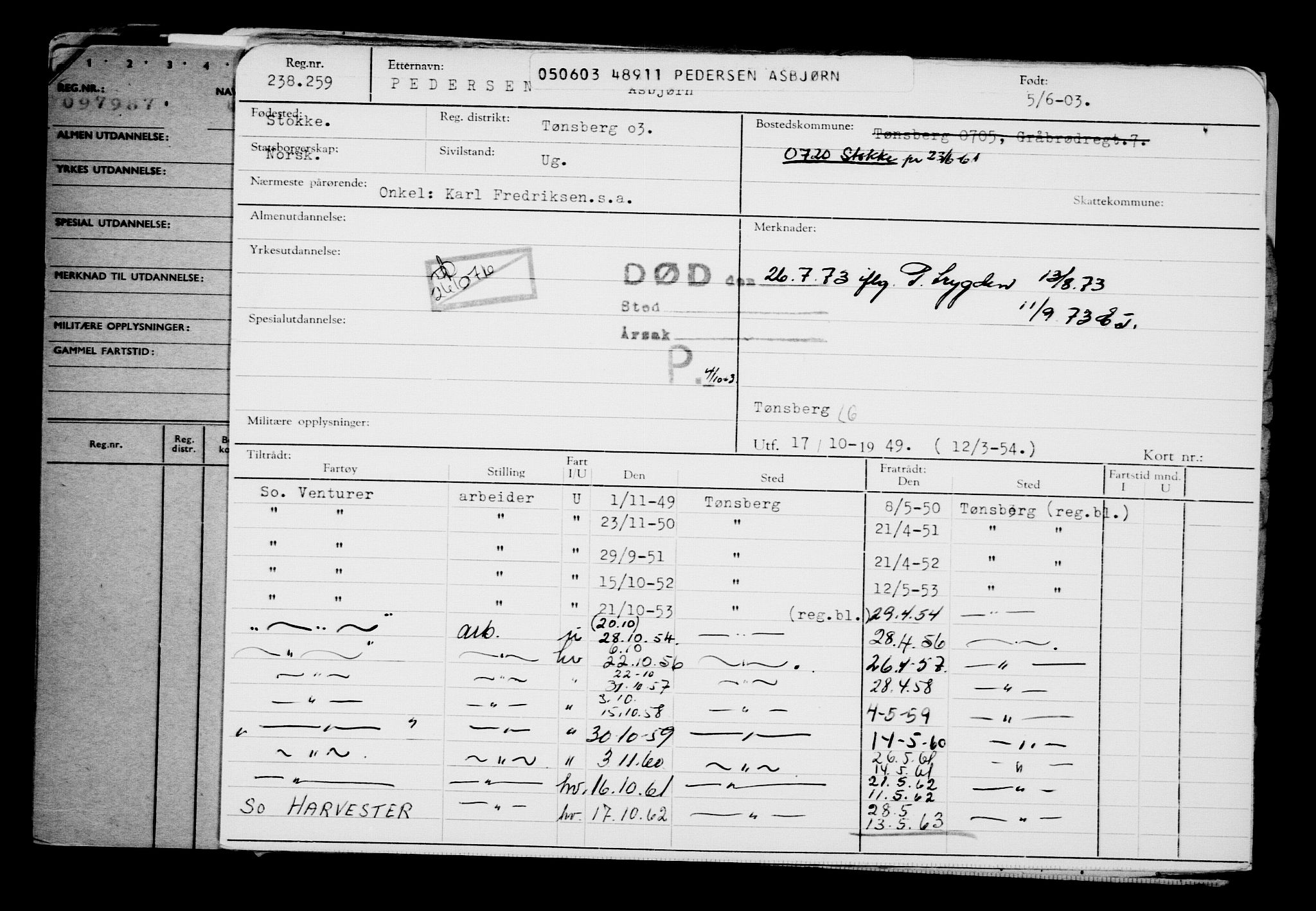 Direktoratet for sjømenn, AV/RA-S-3545/G/Gb/L0049: Hovedkort, 1903, p. 346