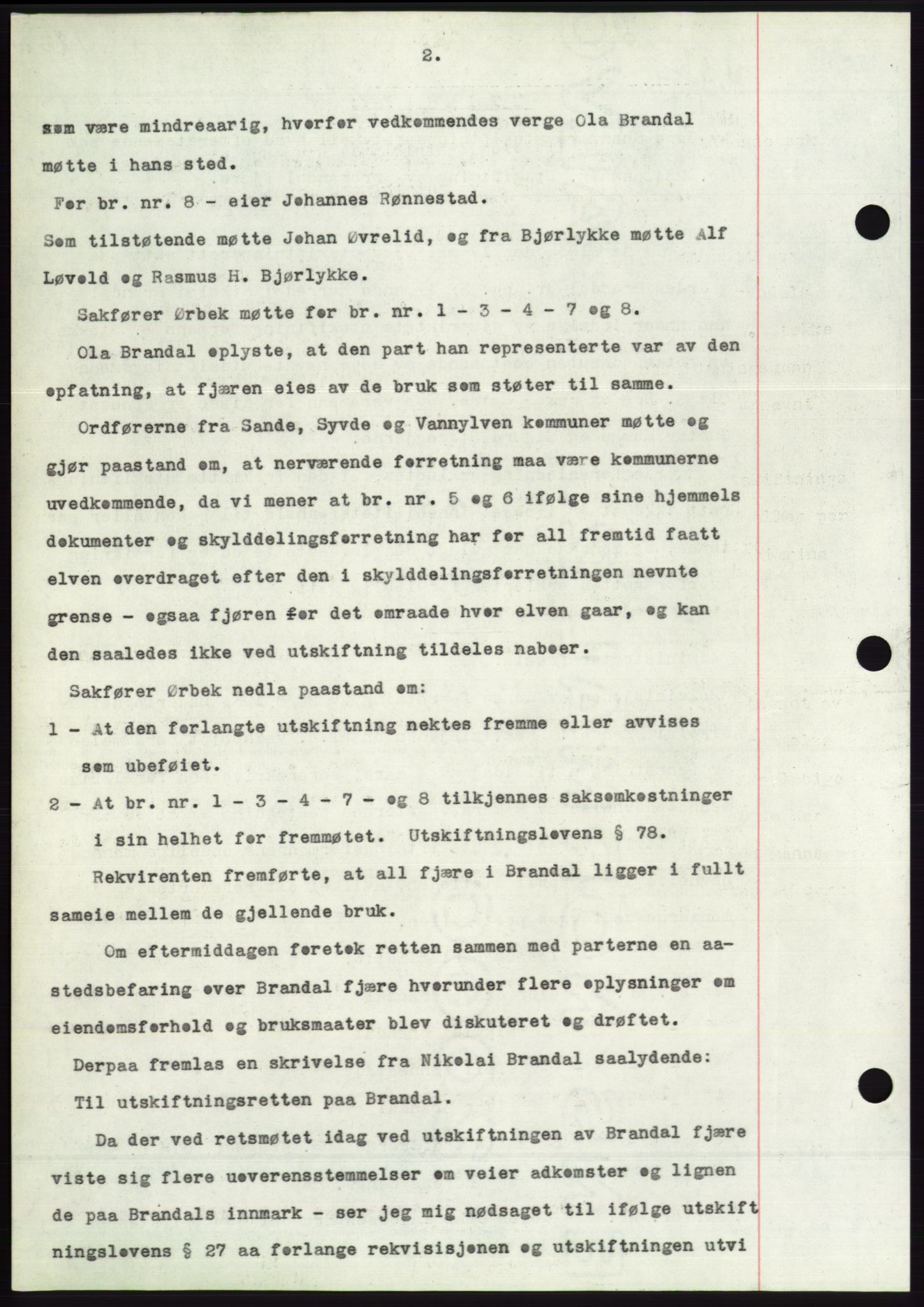 Søre Sunnmøre sorenskriveri, AV/SAT-A-4122/1/2/2C/L0062: Mortgage book no. 56, 1936-1937, Diary no: : 58/1937