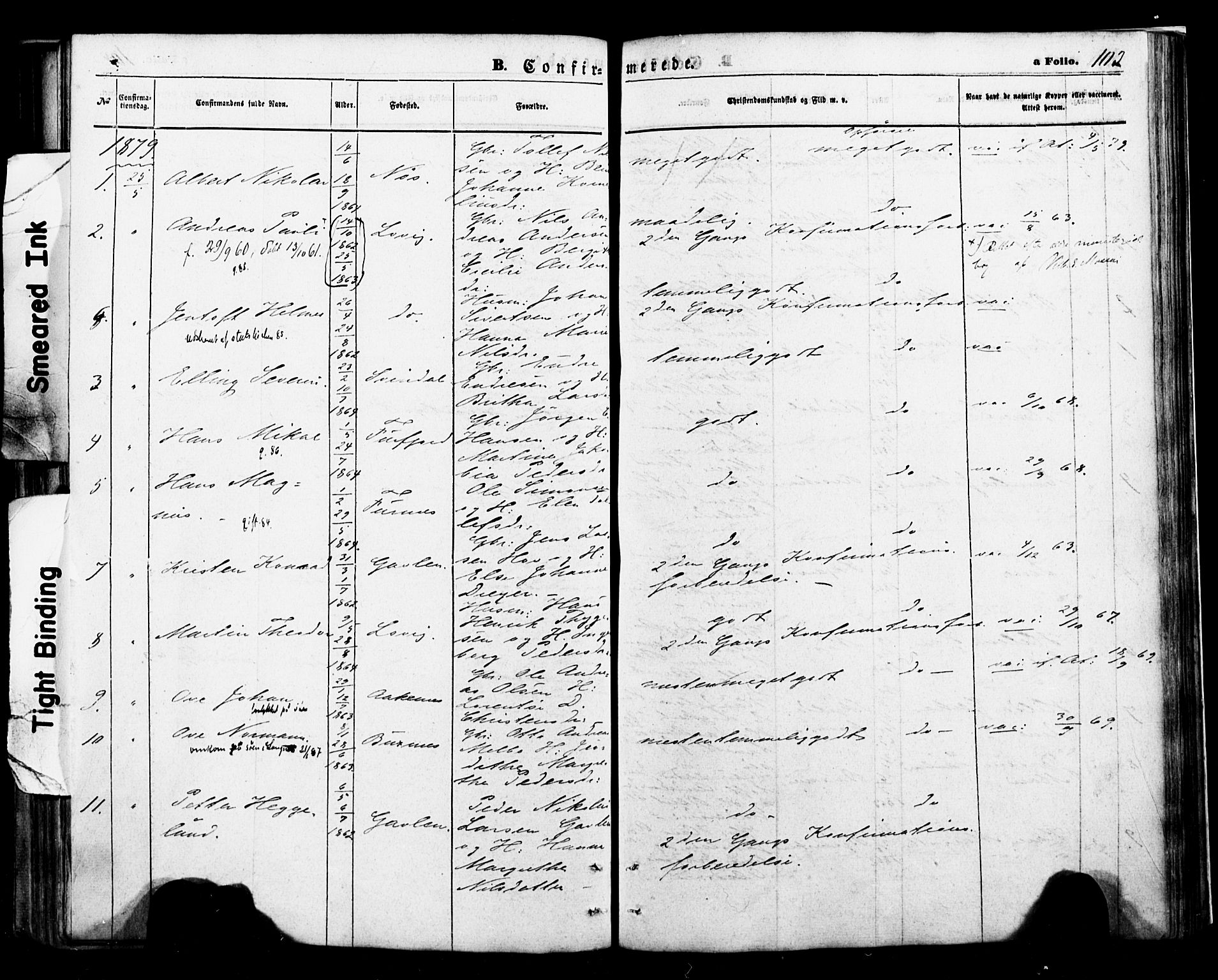 Ministerialprotokoller, klokkerbøker og fødselsregistre - Nordland, SAT/A-1459/898/L1421: Parish register (official) no. 898A01, 1866-1886, p. 103