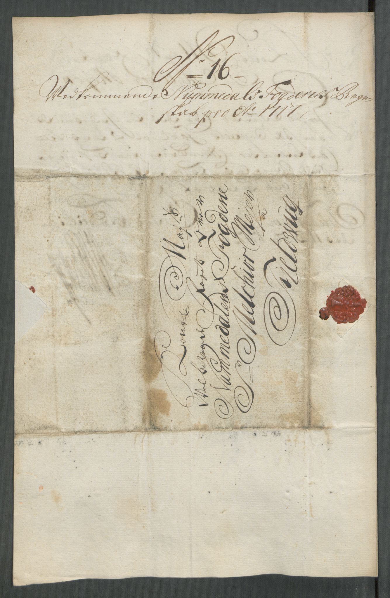 Rentekammeret inntil 1814, Reviderte regnskaper, Fogderegnskap, AV/RA-EA-4092/R64/L4438: Fogderegnskap Namdal, 1717, p. 165