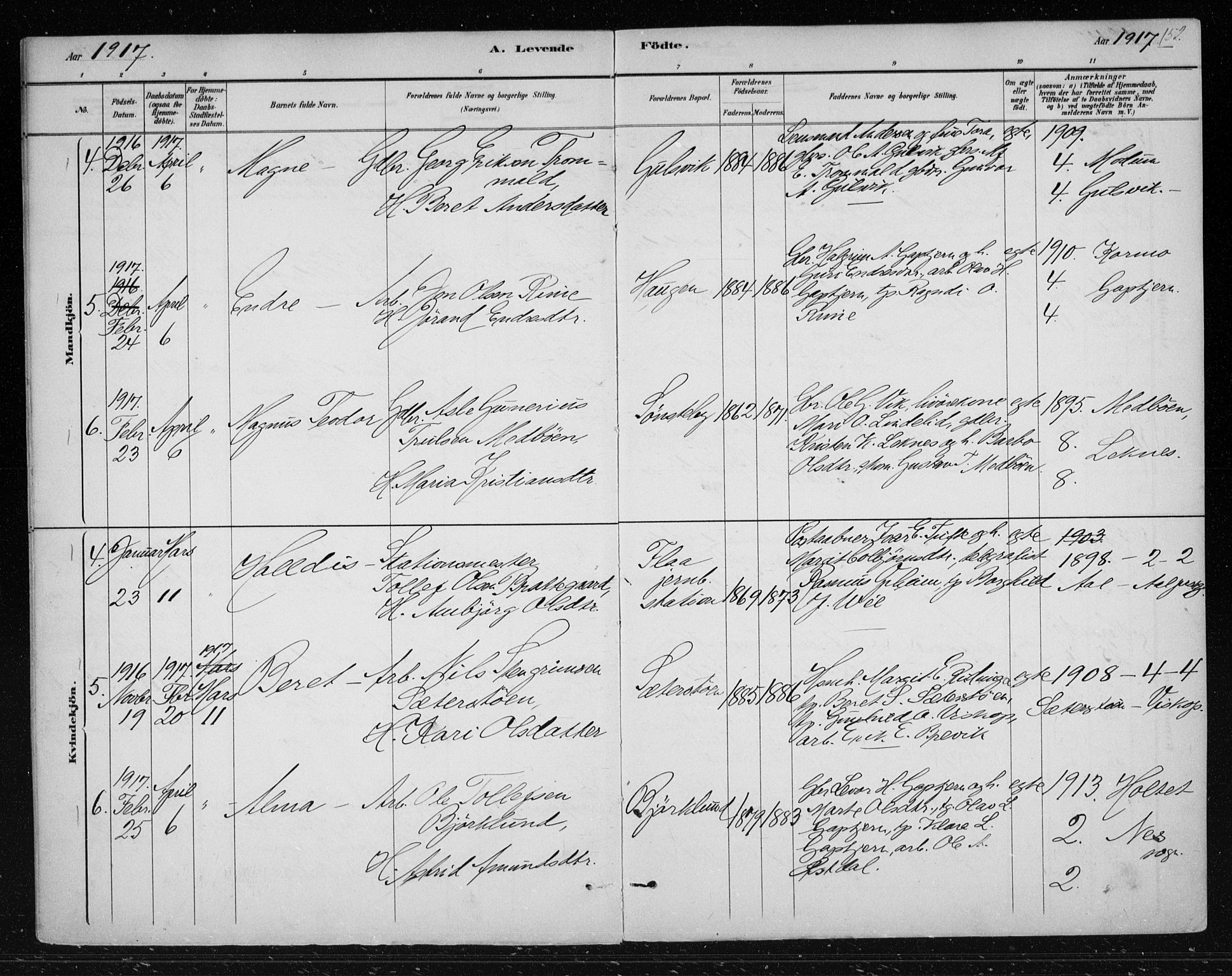 Nes kirkebøker, AV/SAKO-A-236/F/Fa/L0012: Parish register (official) no. 12, 1881-1917, p. 152