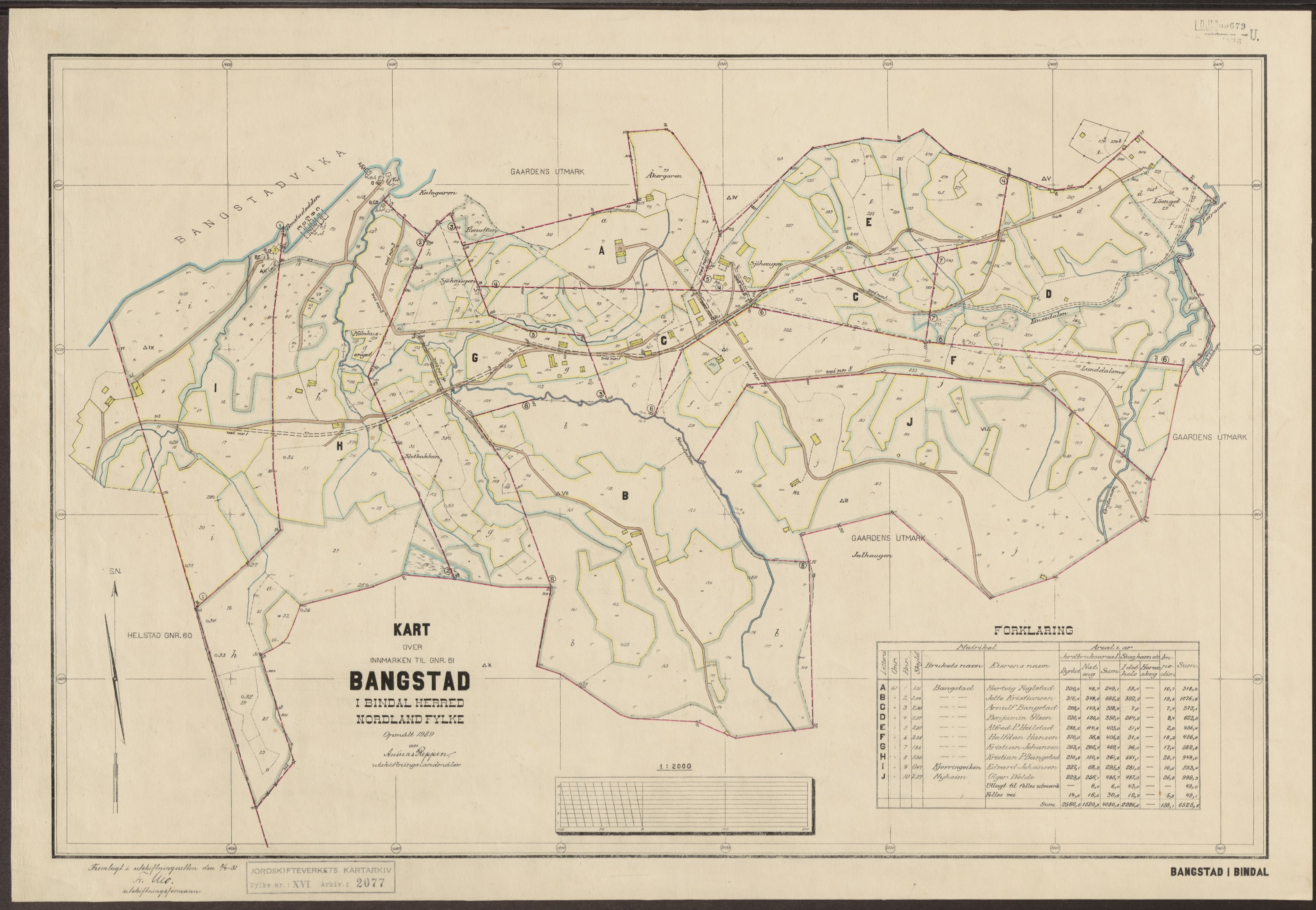 Jordskifteverkets kartarkiv, AV/RA-S-3929/T, 1859-1988, p. 2551