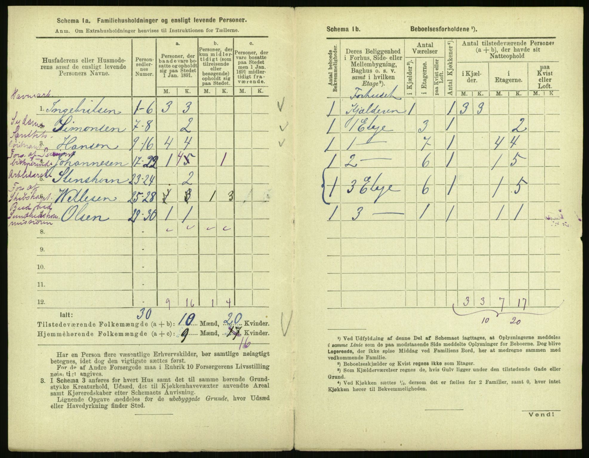 RA, 1891 census for 0301 Kristiania, 1891, p. 49966