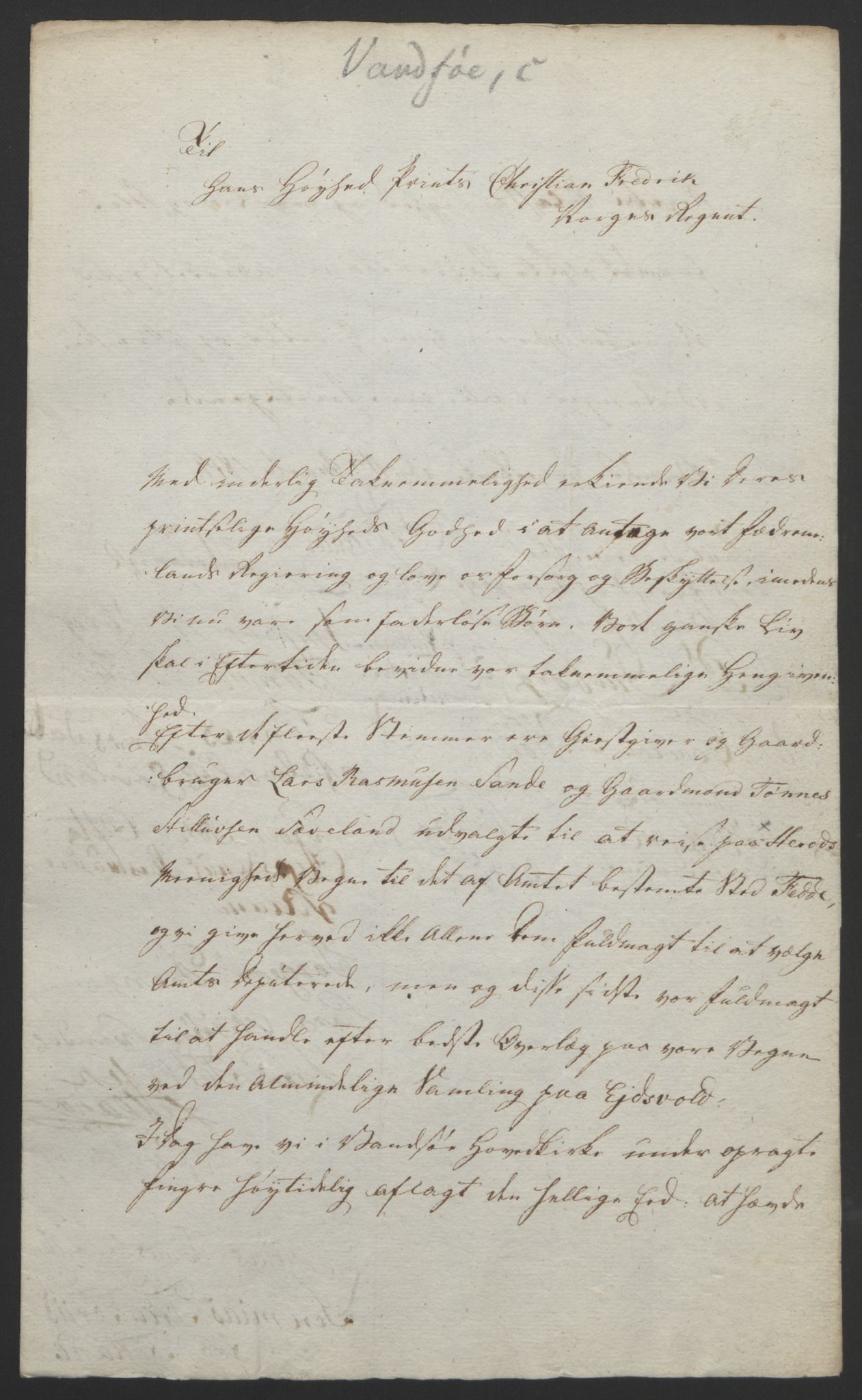 Statsrådssekretariatet, RA/S-1001/D/Db/L0008: Fullmakter for Eidsvollsrepresentantene i 1814. , 1814, p. 189