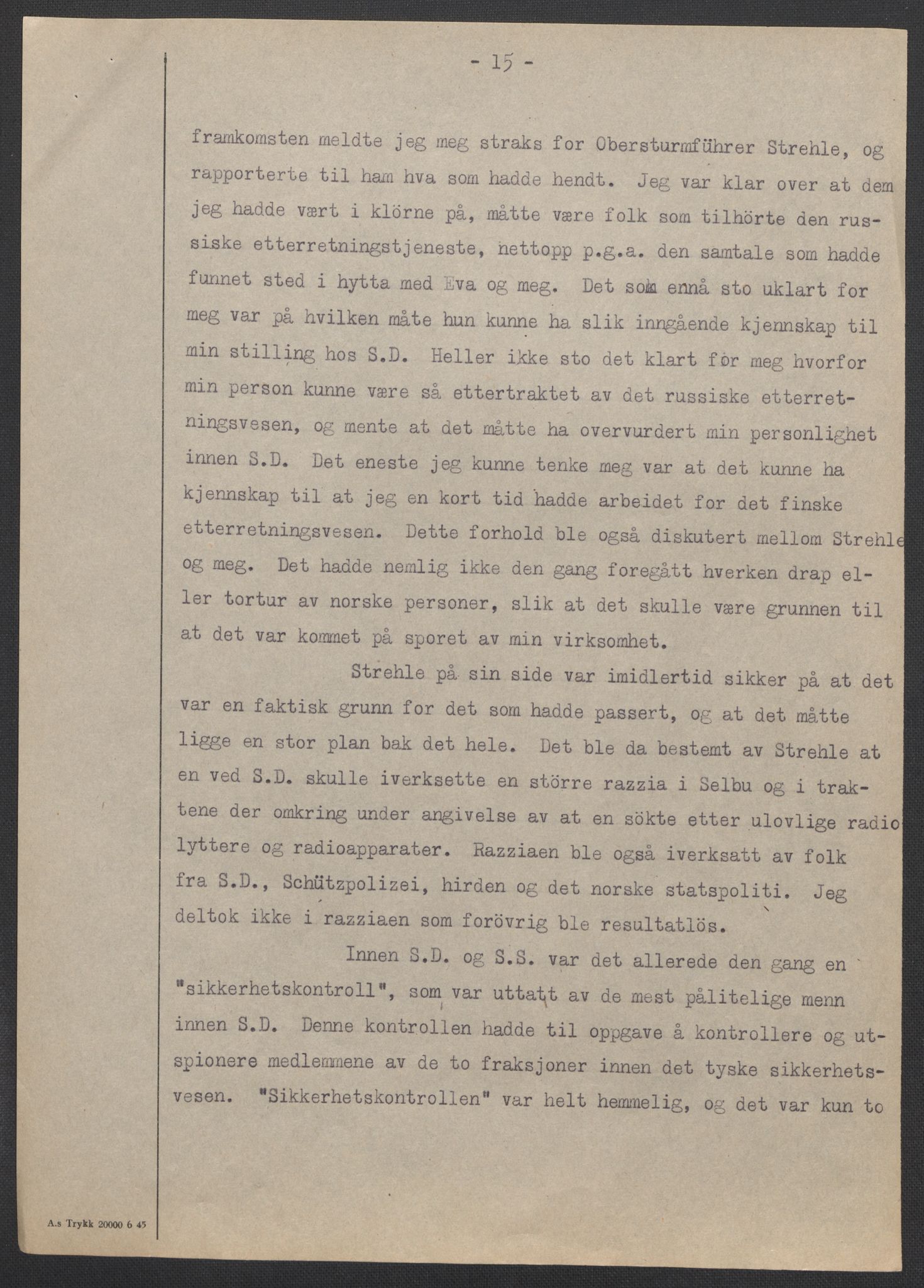 Landssvikarkivet, Trondheim og Strinda politikammer, RA/S-3138-39/D/Da/L0227: Dom nr., 1945-1947, p. 4601