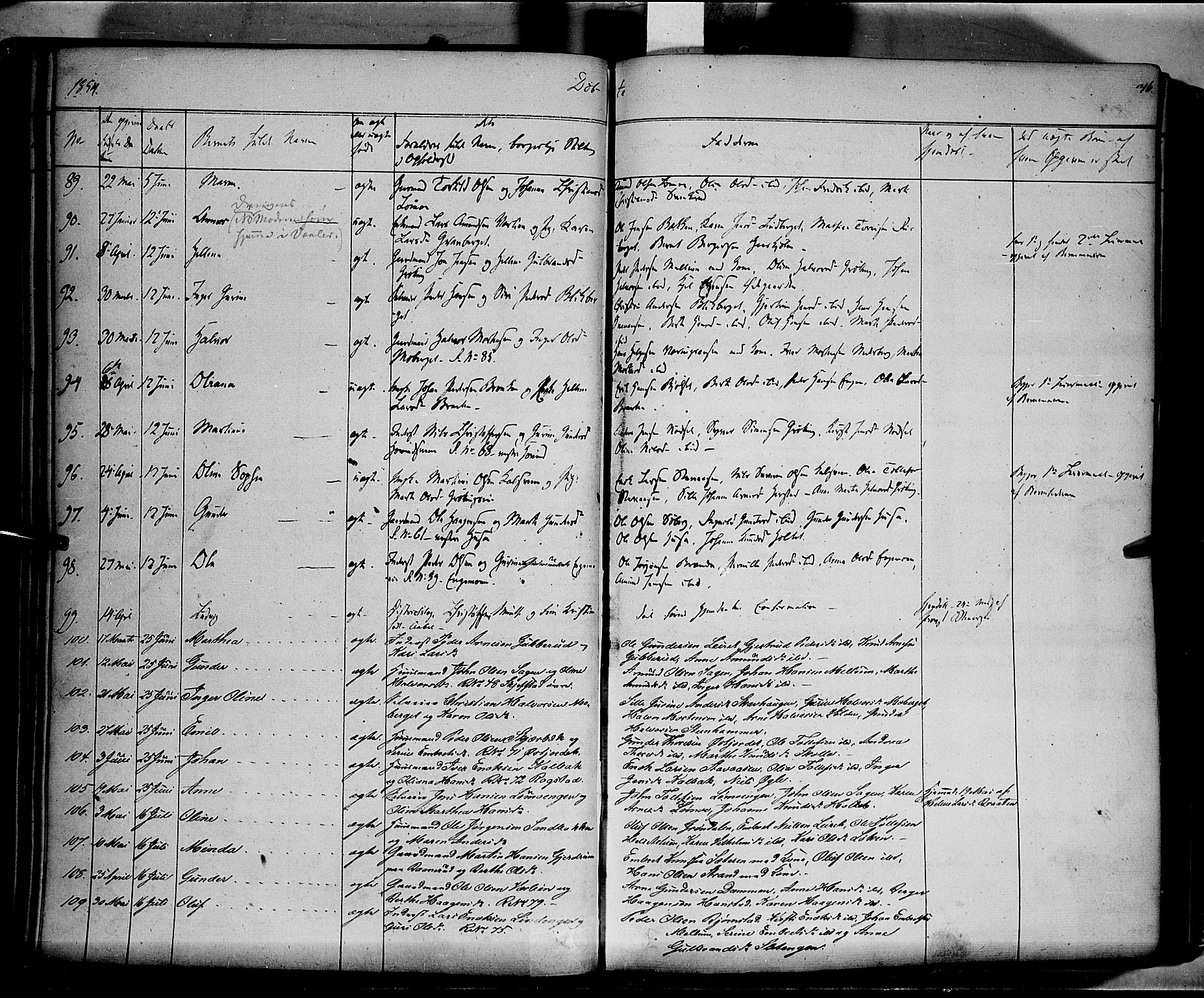 Elverum prestekontor, AV/SAH-PREST-044/H/Ha/Haa/L0009: Parish register (official) no. 9, 1843-1856, p. 76