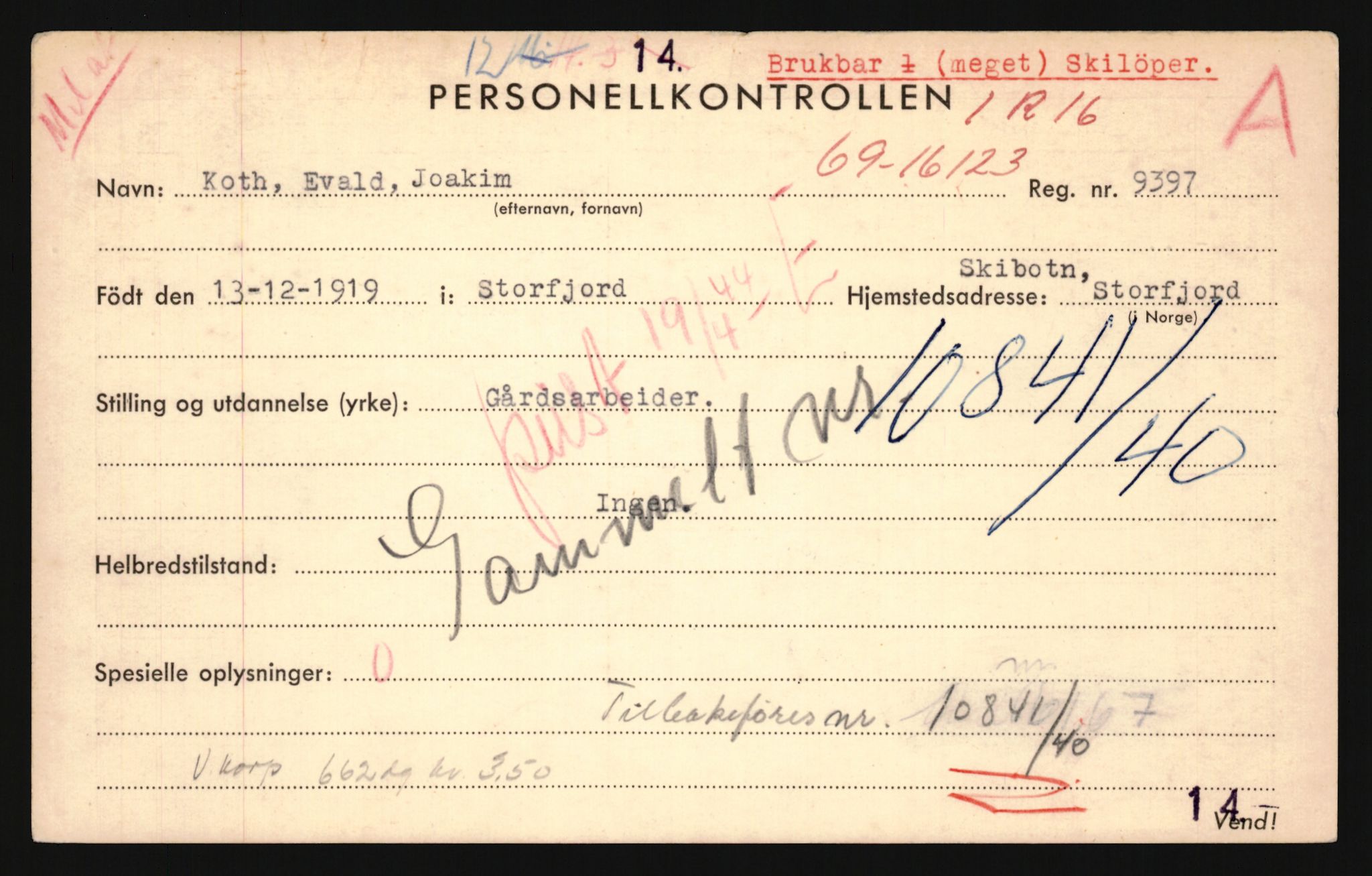 Forsvaret, Troms infanteriregiment nr. 16, AV/RA-RAFA-3146/P/Pa/L0024/0001: Rulleblad / Rulleblad for regimentets menige mannskaper, årsklasse 1940, 1940, p. 96