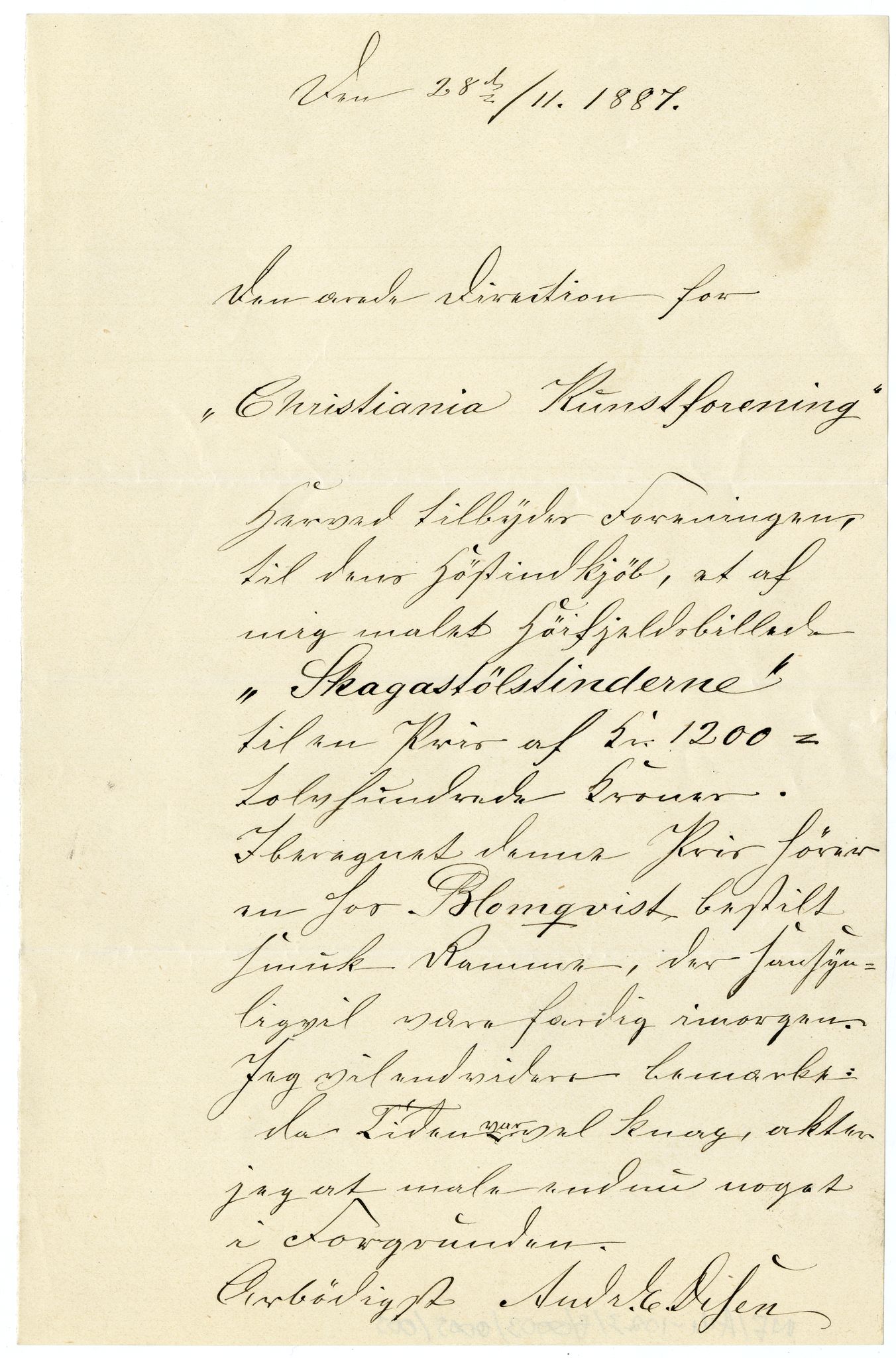 Diderik Maria Aalls brevsamling, NF/Ark-1023/F/L0003: D.M. Aalls brevsamling. D - G, 1797-1889, p. 121