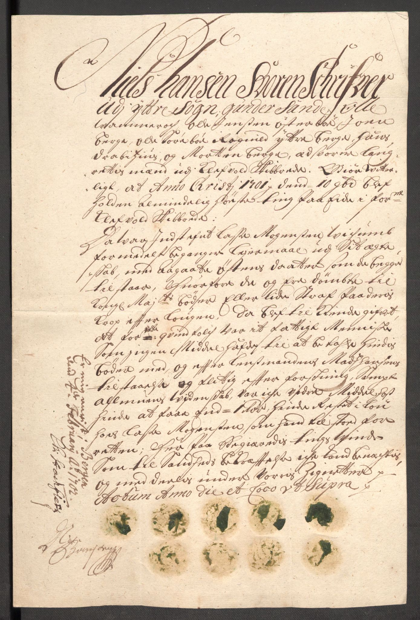 Rentekammeret inntil 1814, Reviderte regnskaper, Fogderegnskap, AV/RA-EA-4092/R52/L3311: Fogderegnskap Sogn, 1700-1701, p. 435