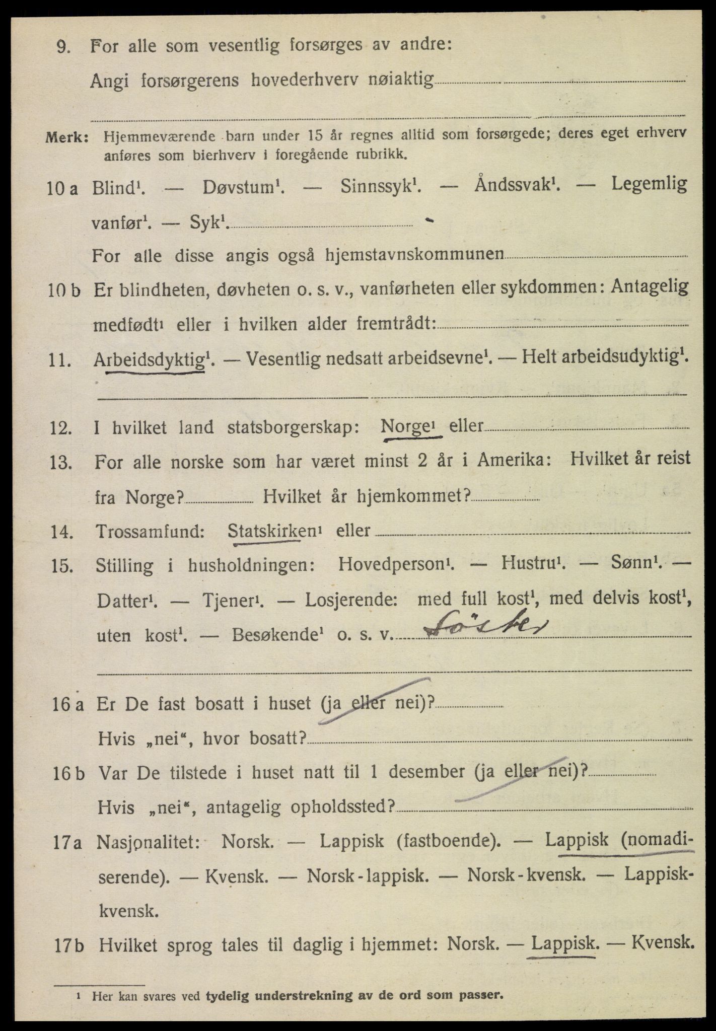 SAT, 1920 census for Bindal, 1920, p. 5892