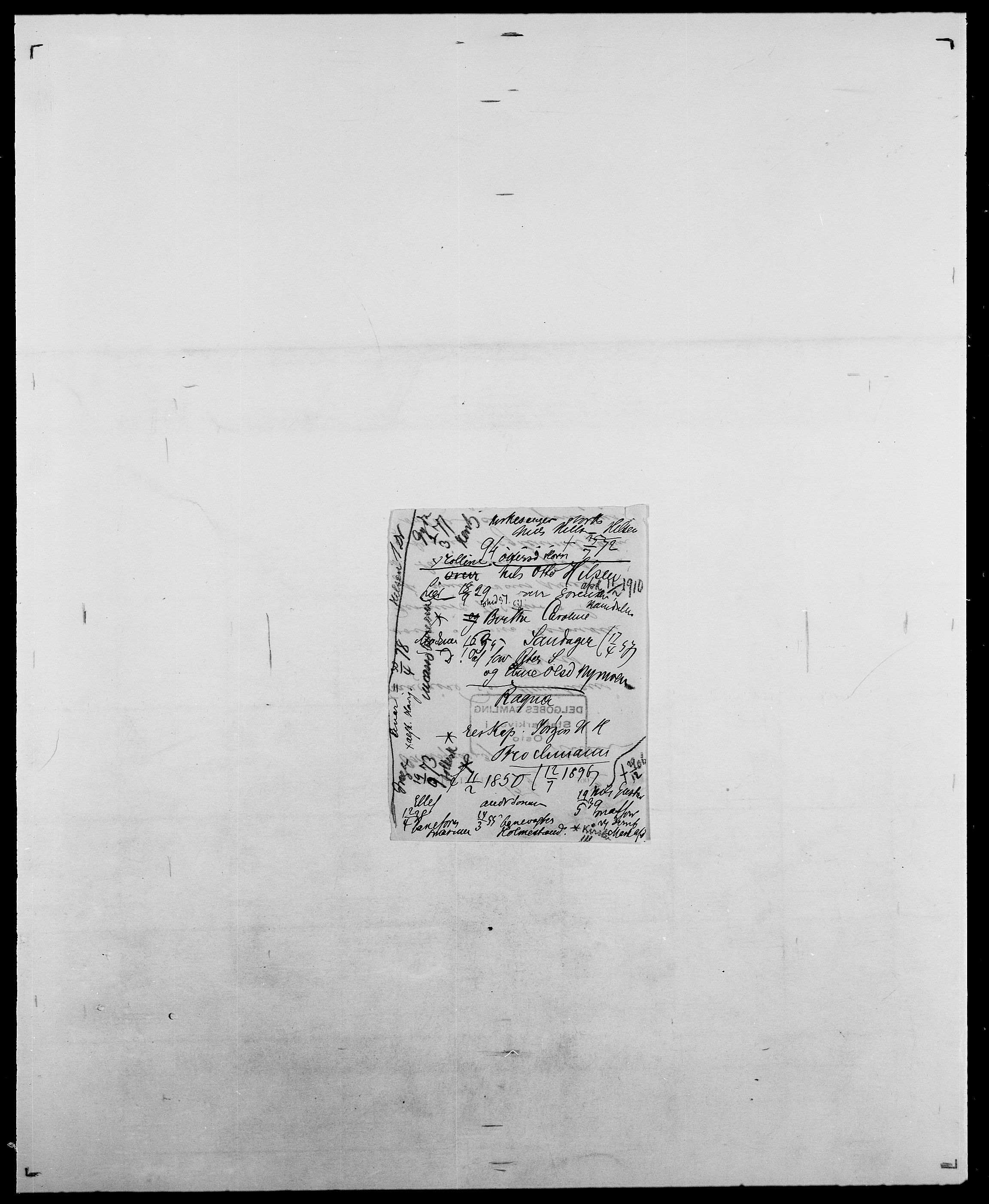 Delgobe, Charles Antoine - samling, SAO/PAO-0038/D/Da/L0017: Helander - Hjørne, p. 444