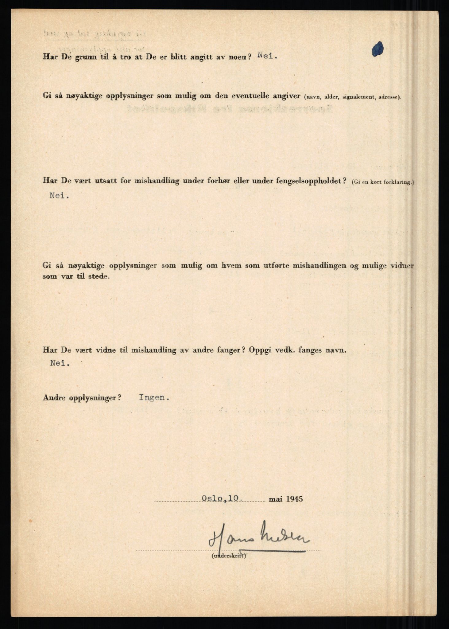 Rikspolitisjefen, AV/RA-S-1560/L/L0012: Mogensen, Øivind - Noraas, Lars, 1940-1945, p. 638