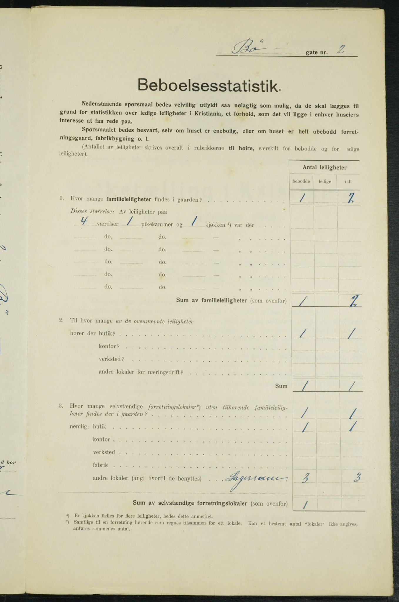 OBA, Municipal Census 1914 for Kristiania, 1914, p. 11271