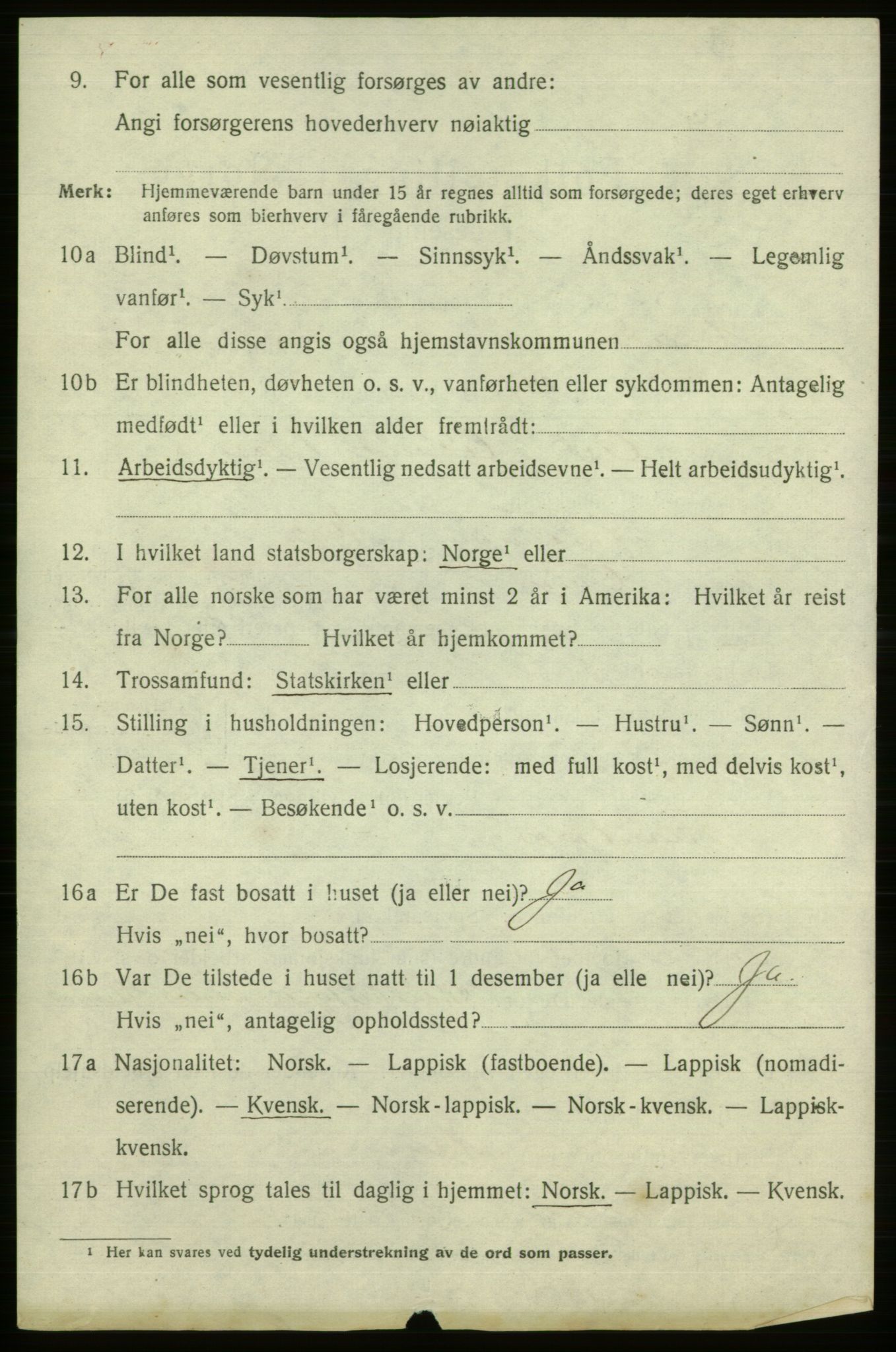 SATØ, 1920 census for Vadsø, 1920, p. 5297