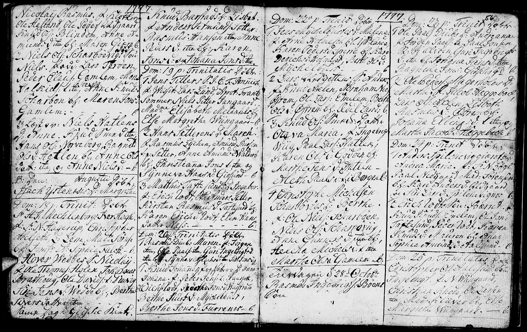 Ministerialprotokoller, klokkerbøker og fødselsregistre - Møre og Romsdal, AV/SAT-A-1454/528/L0420: Parish register (copy) no. 528C01, 1764-1784, p. 56