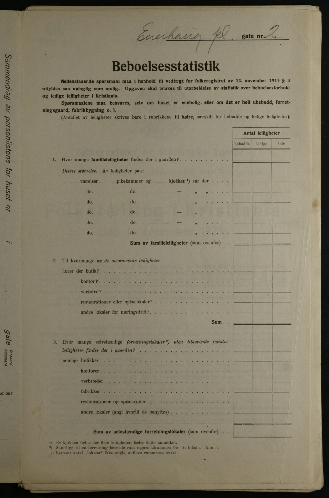 OBA, Municipal Census 1923 for Kristiania, 1923, p. 24176